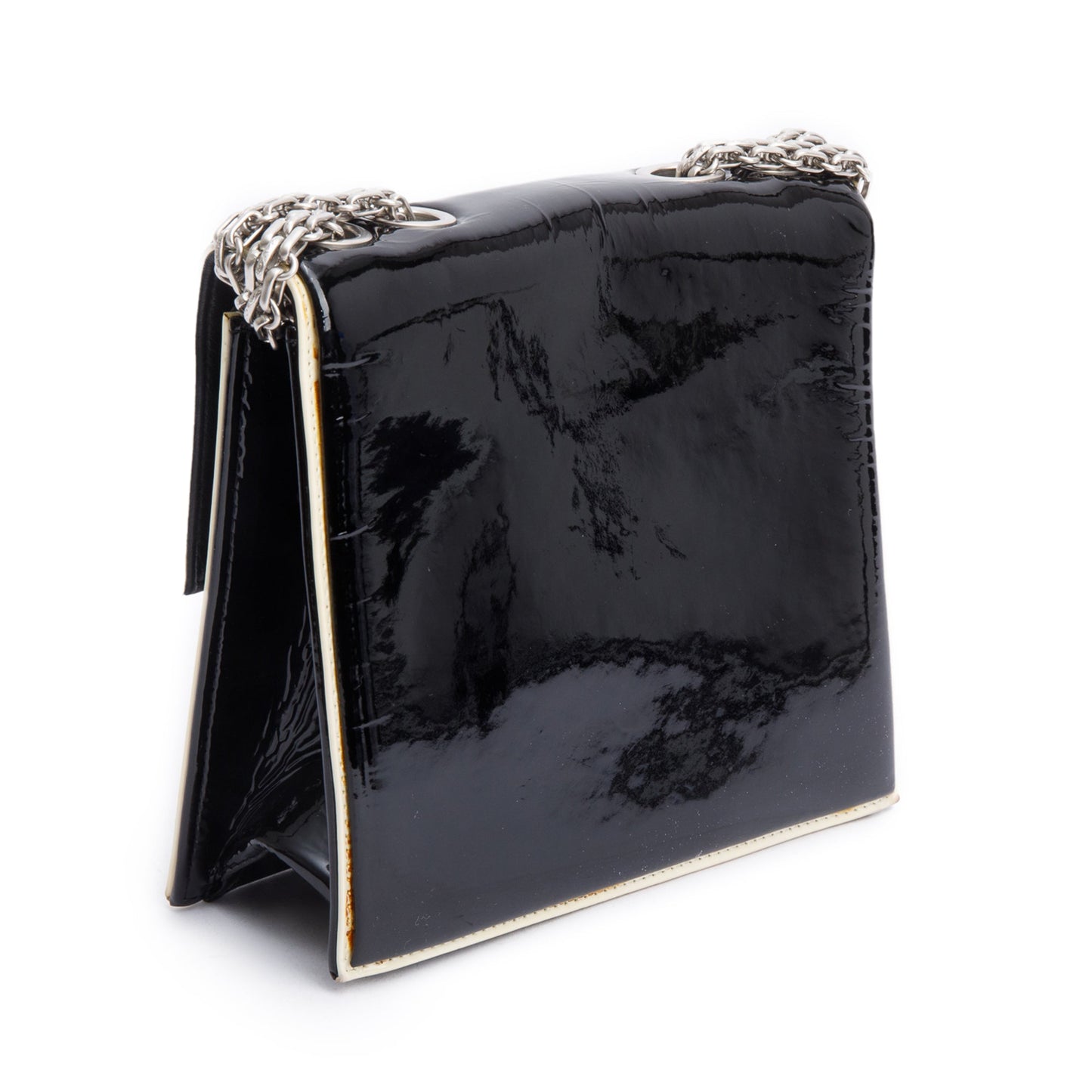 Chanel Black Patent Leather Reissue Square Flap Bag