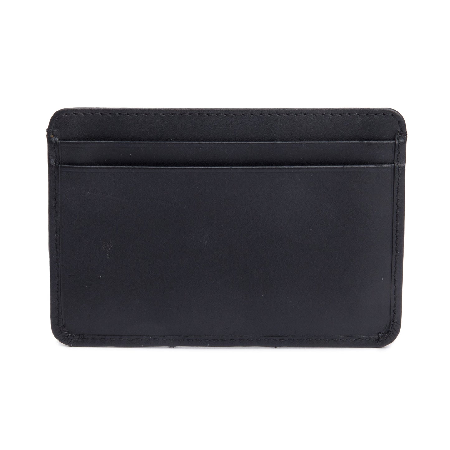 Chanel Black Quilted Calfskin Leather Cambon Ligne Card Holder