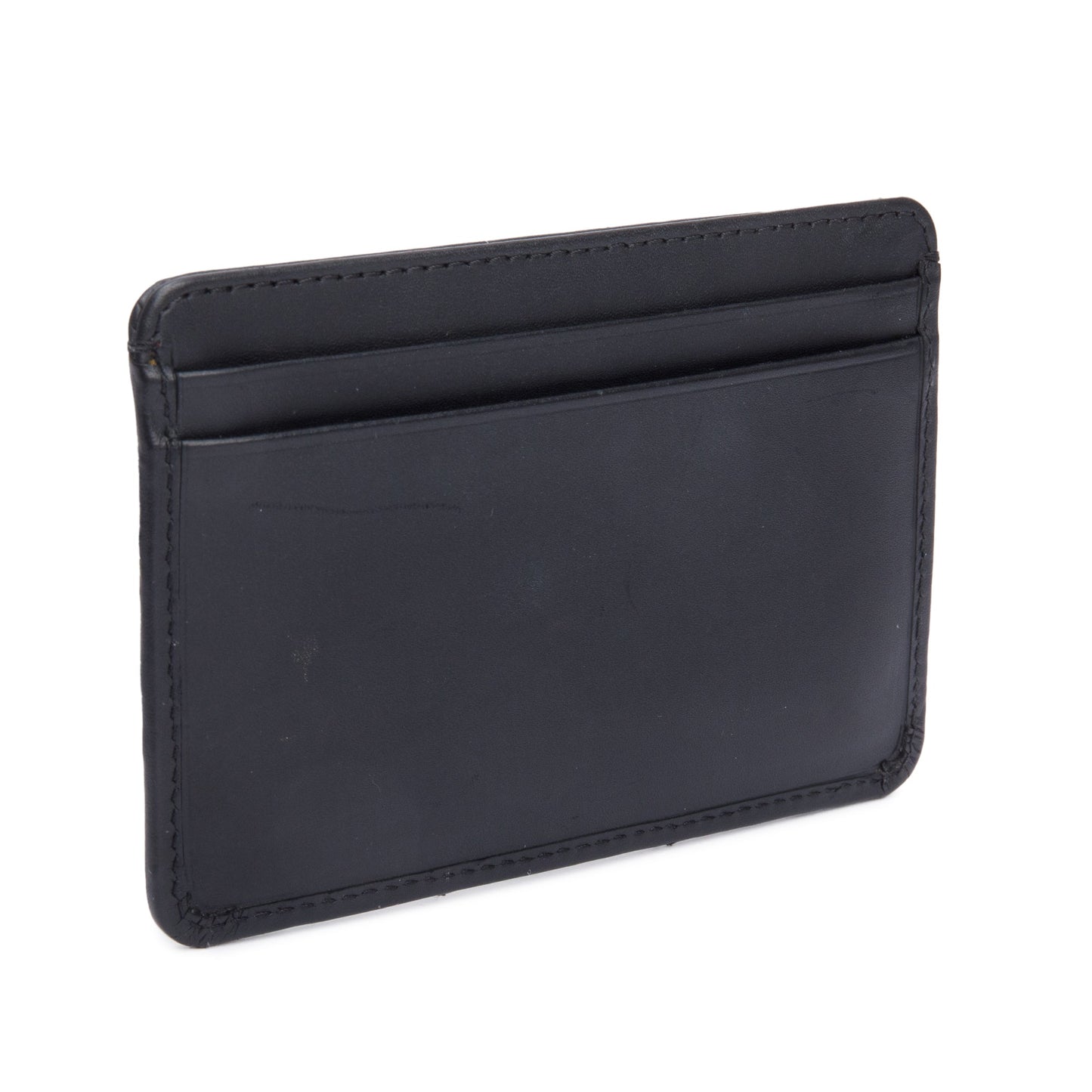 Chanel Black Quilted Calfskin Leather Cambon Ligne Card Holder