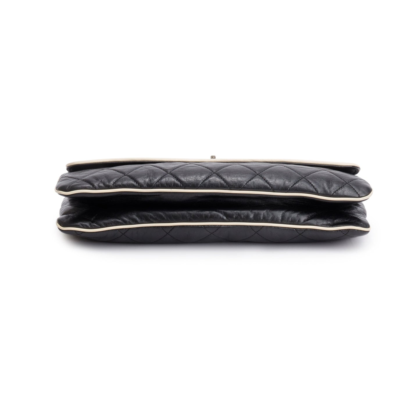 Chanel Black Quilted Calfskin Leather East/West Reissue Flap Bag