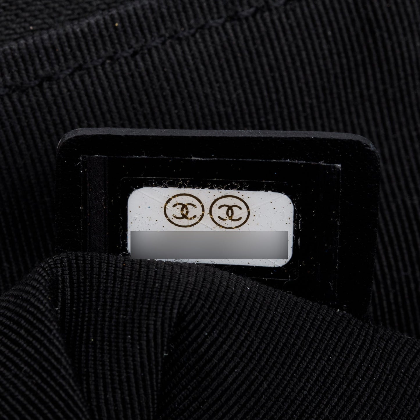 Chanel Black Quilted Caviar Leather Medium Boy O-Case Clutch