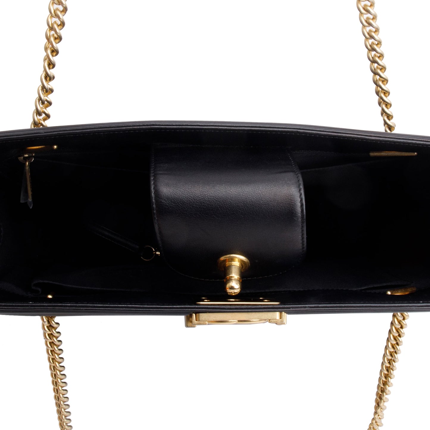 Chanel Black Quilted Lambskin Leather Boy Shopping Tote