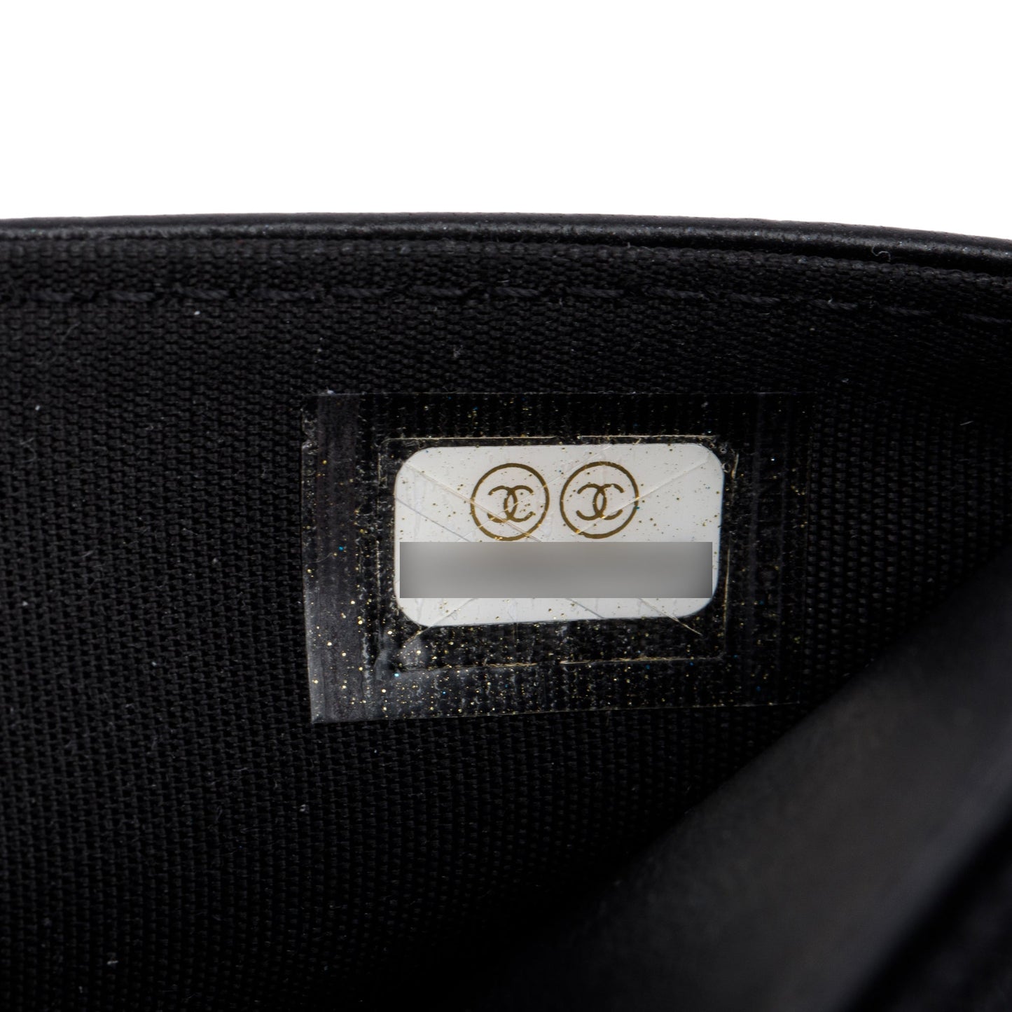 Chanel Black Quilted Lambskin Leather Pearl Wallet on Chain