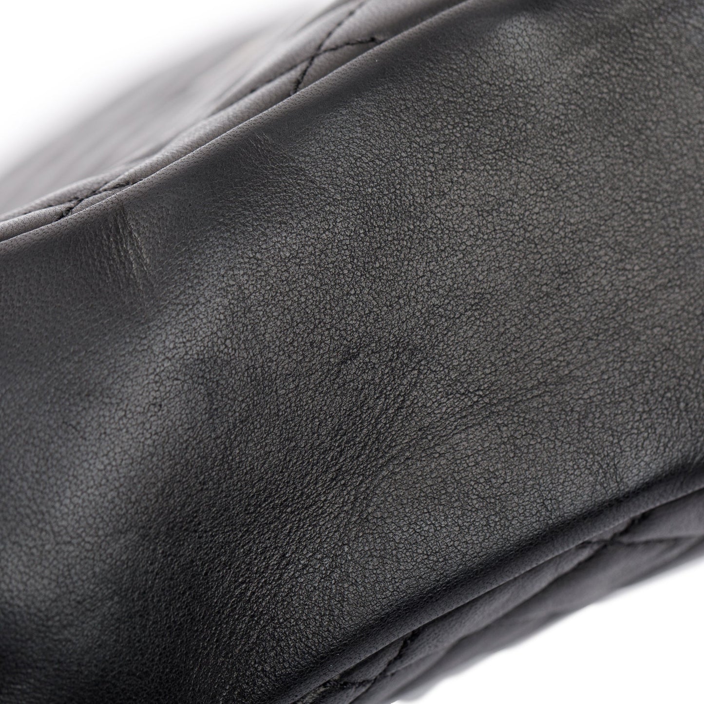 Chanel Black Quilted Lambskin Leather Westmintser Pearl Flap Bag