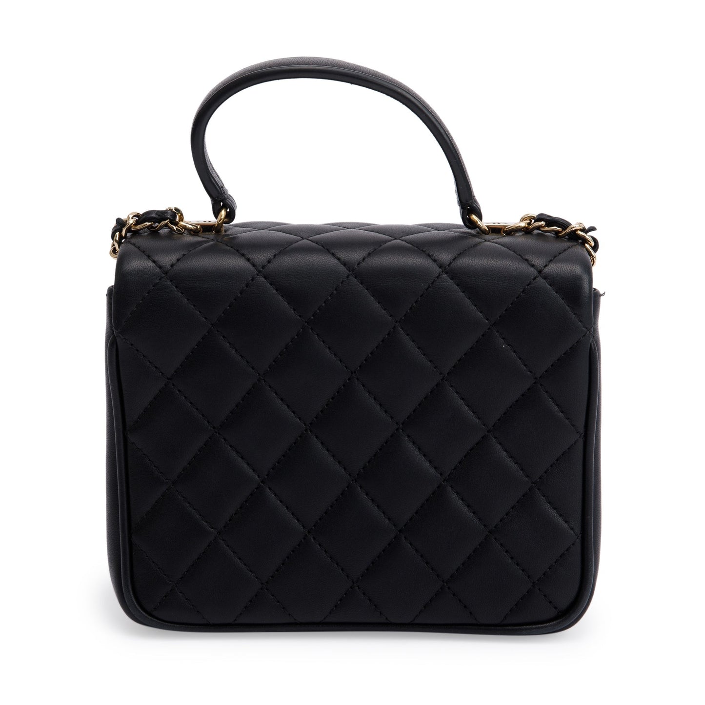 Chanel Black Quilted Lambskin Mini Citizen Chic Handle Flap Bag