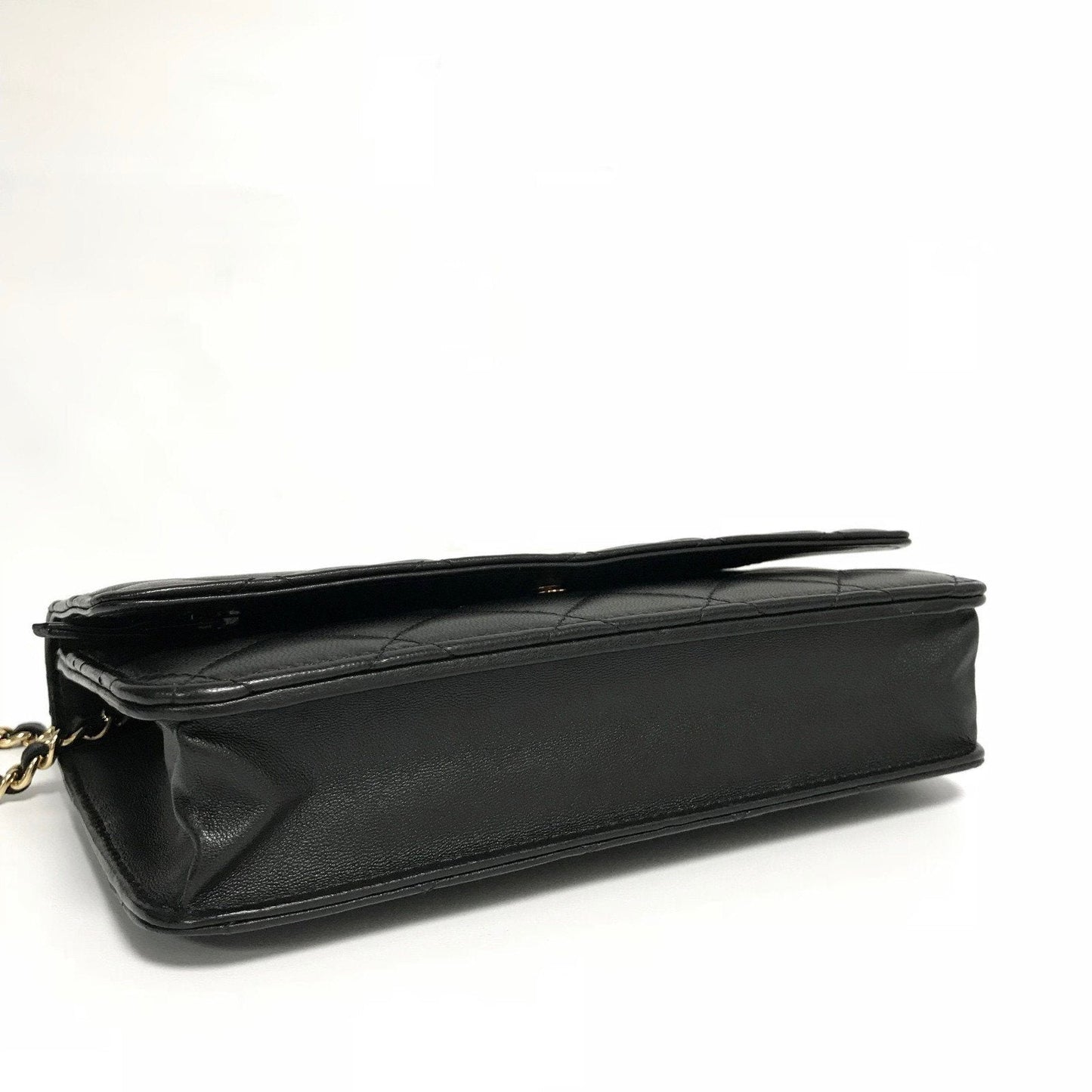 Chanel Black Quilted Lambskin WOC