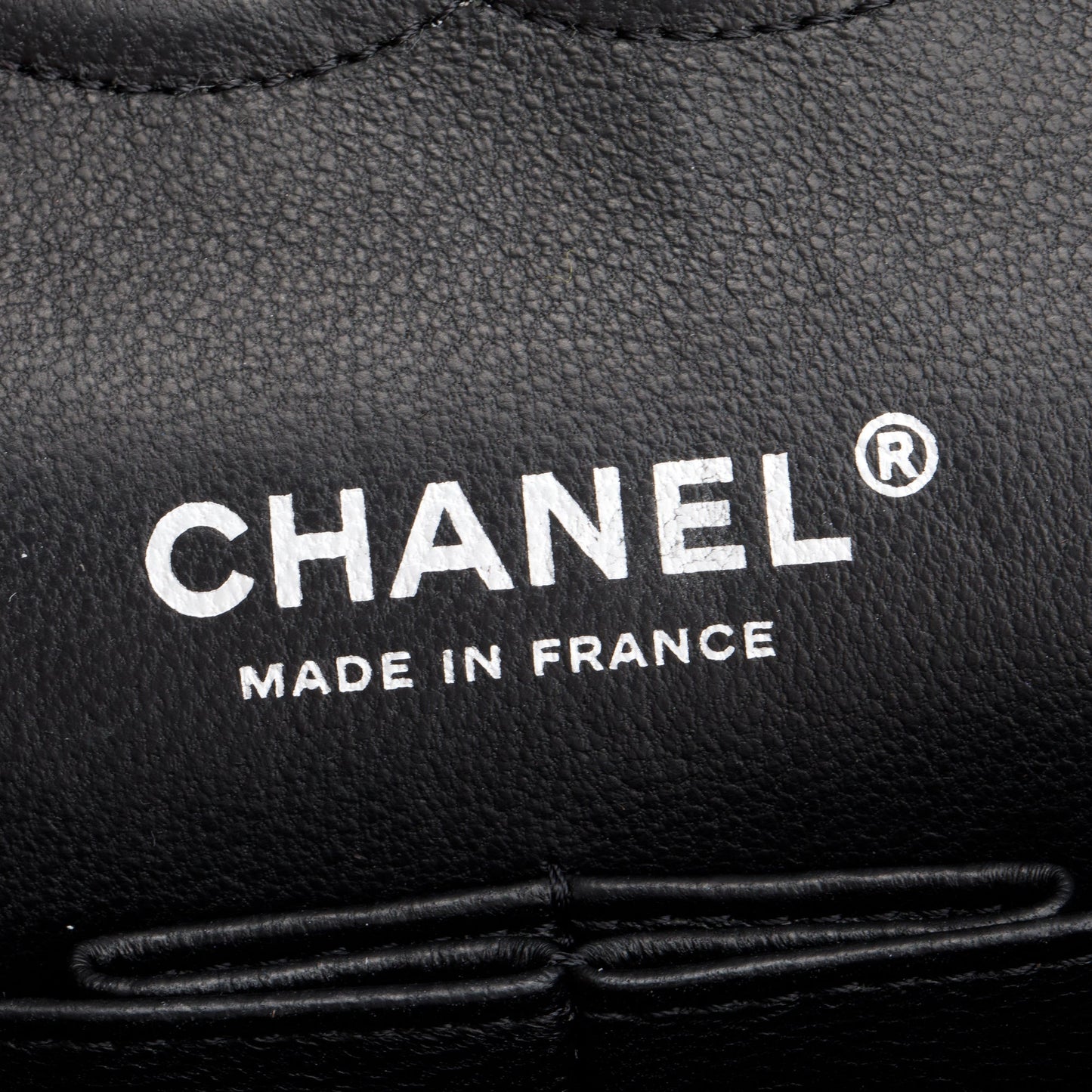 Chanel Black Quilted Patent Leather Classic Medium Double Flap Bag