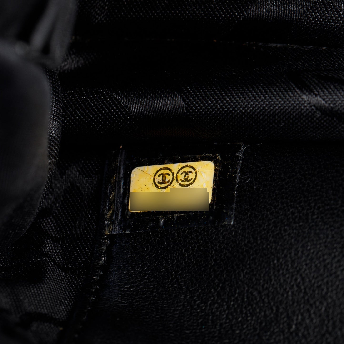 Chanel Black Vertical Quilted Lambskin Leather Wallet on Chain