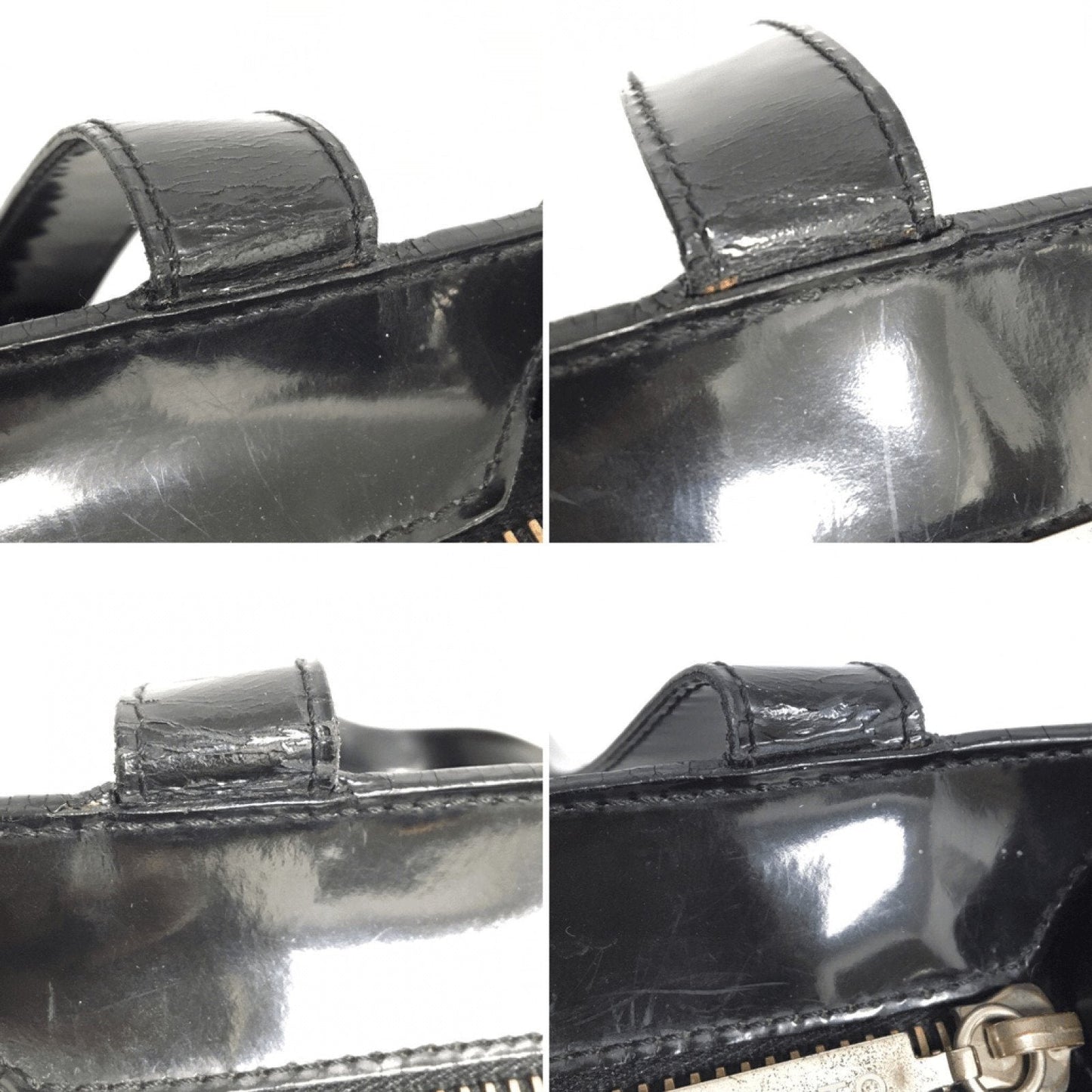 Chanel Black Vintage Vinyl Shopper Bag