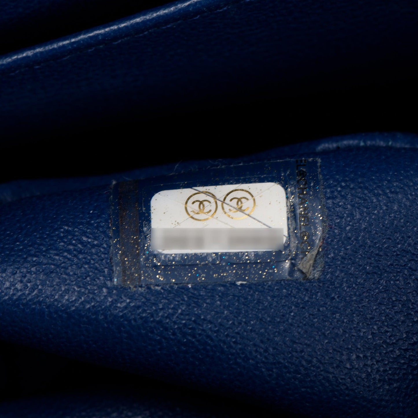 Chanel Blue Caviar Leather Classic Medium Double Flap Bag