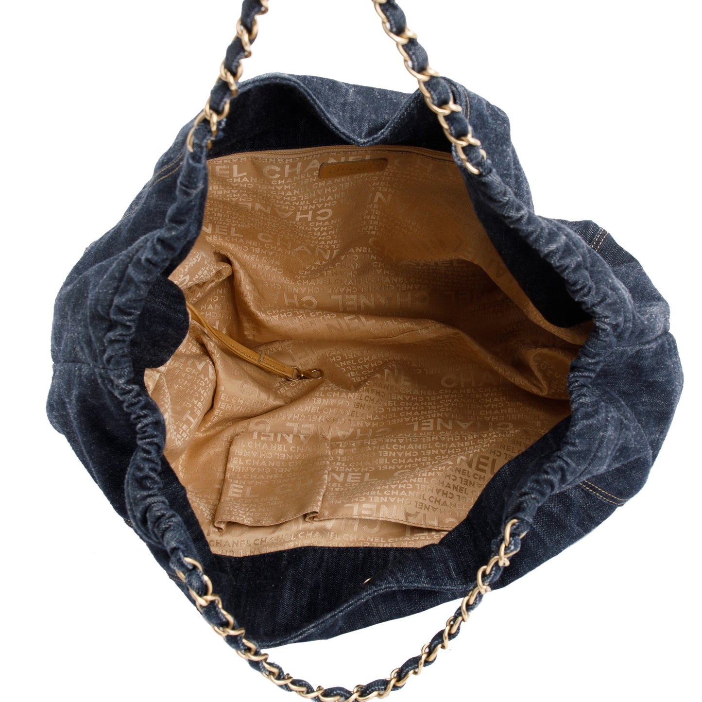 Chanel Blue Denim XL Coco Cabas Bag