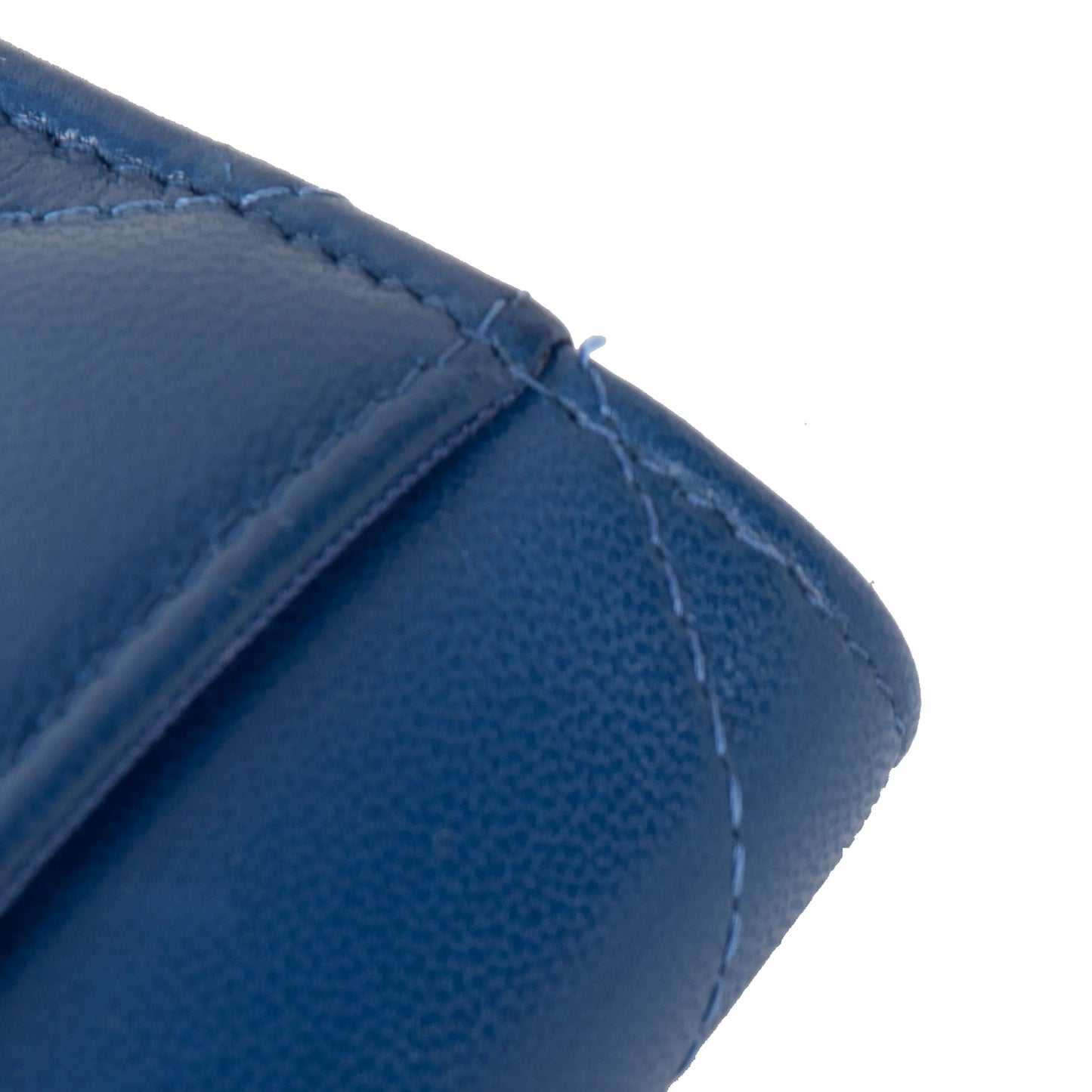 Chanel Blue Lambskin 19 Flap Wallet