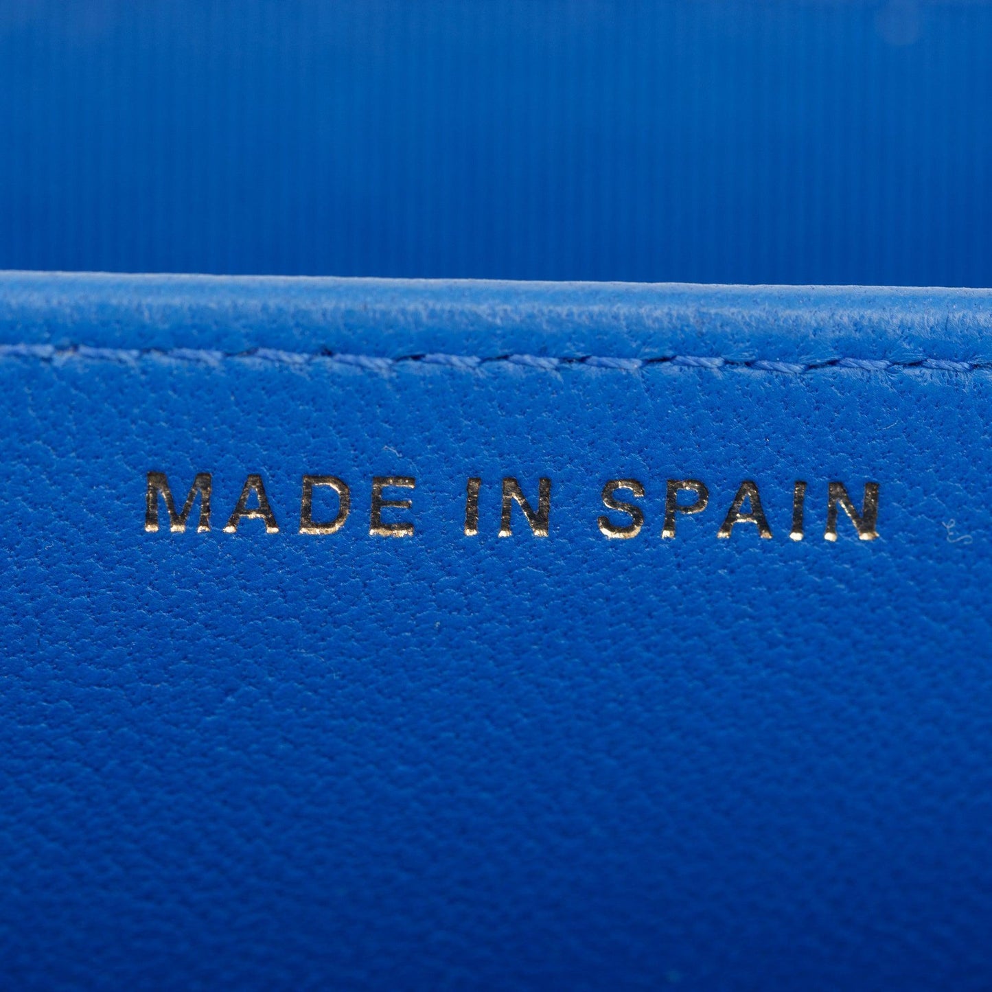 Chanel Blue Lambskin Leather Classic Flap Card Holder
