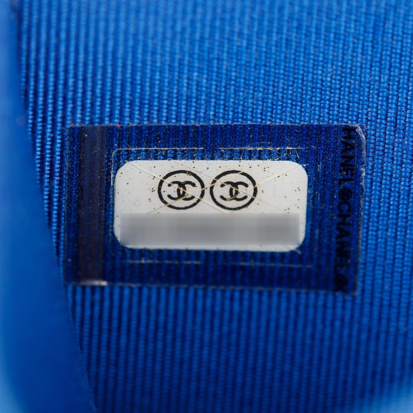 Chanel Blue Lambskin Leather Classic Flap Card Holder
