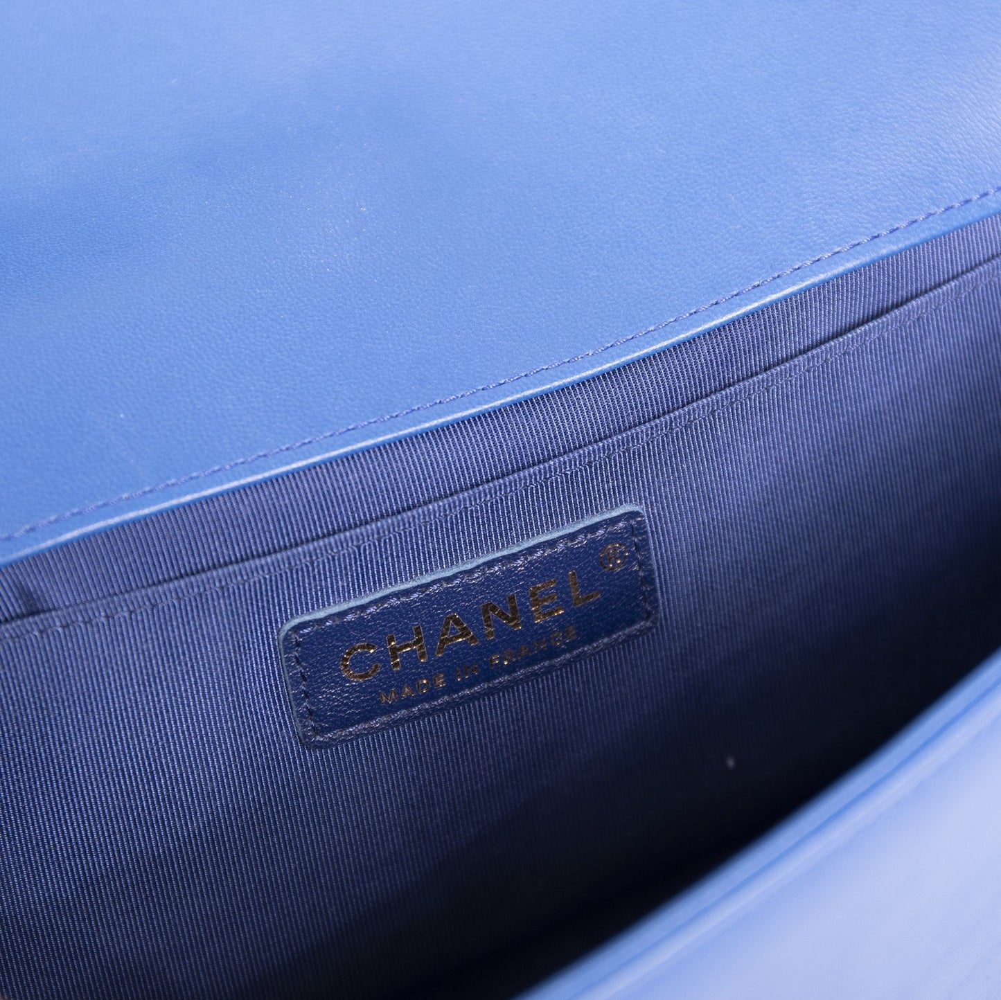 Chanel Blue Medium Boy Bag