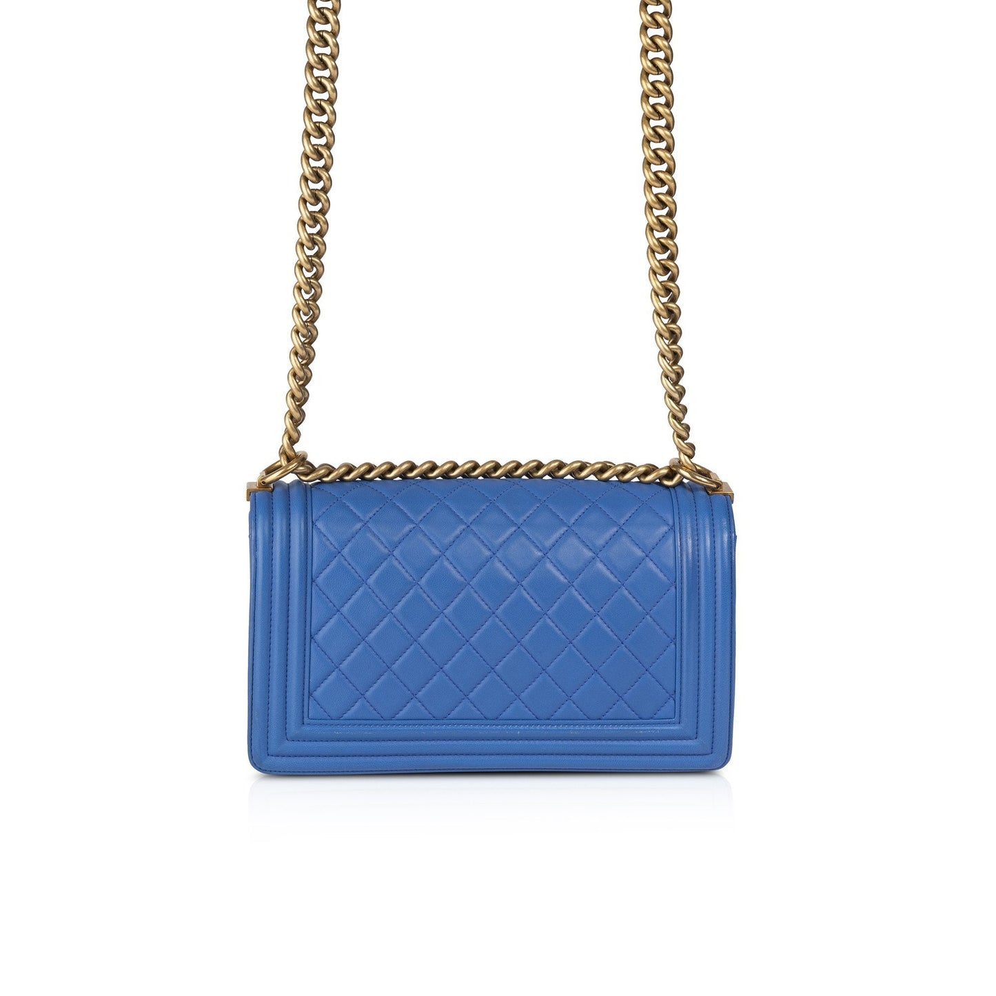 Chanel Blue Medium Boy Bag