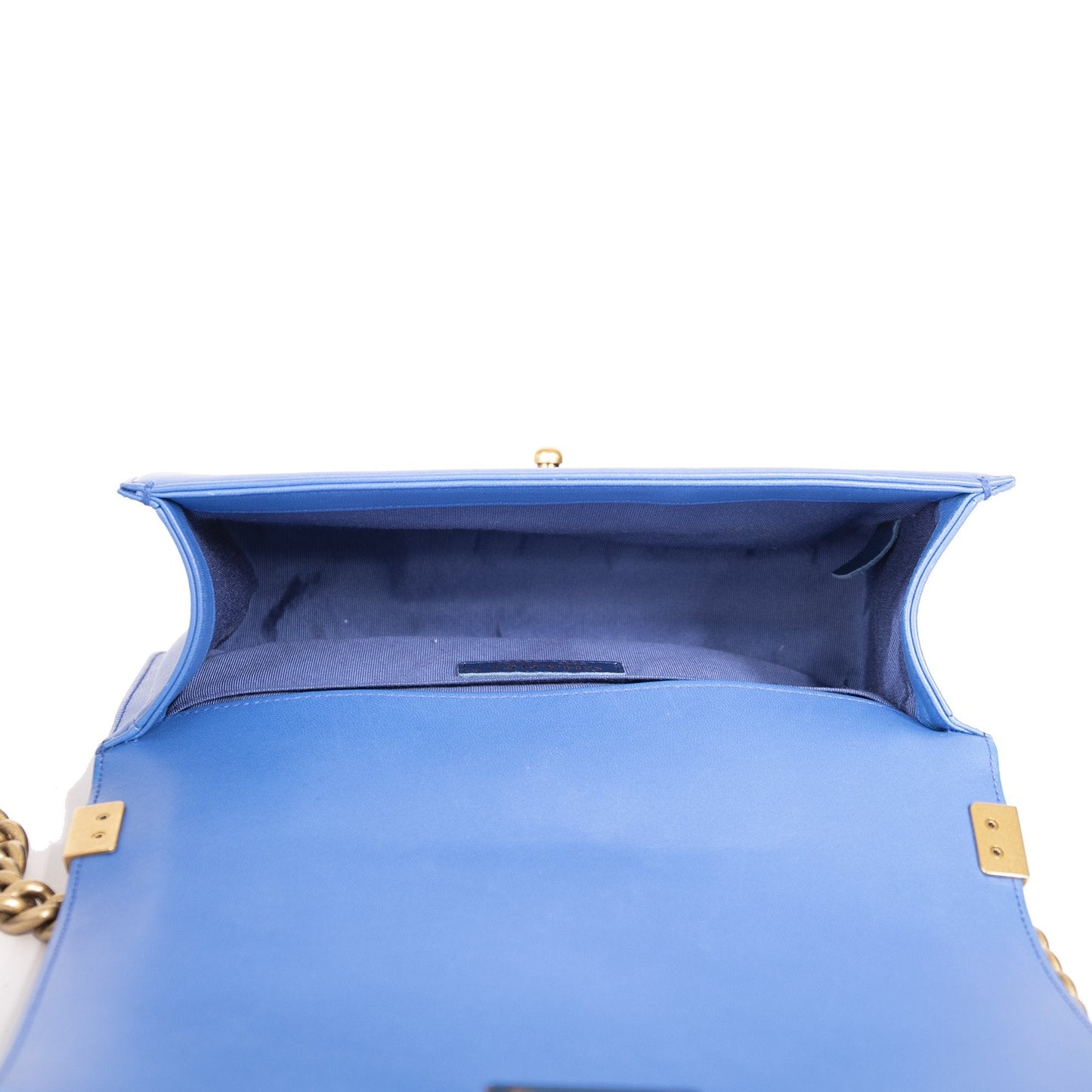 Chanel Blue Medium Boy Bag