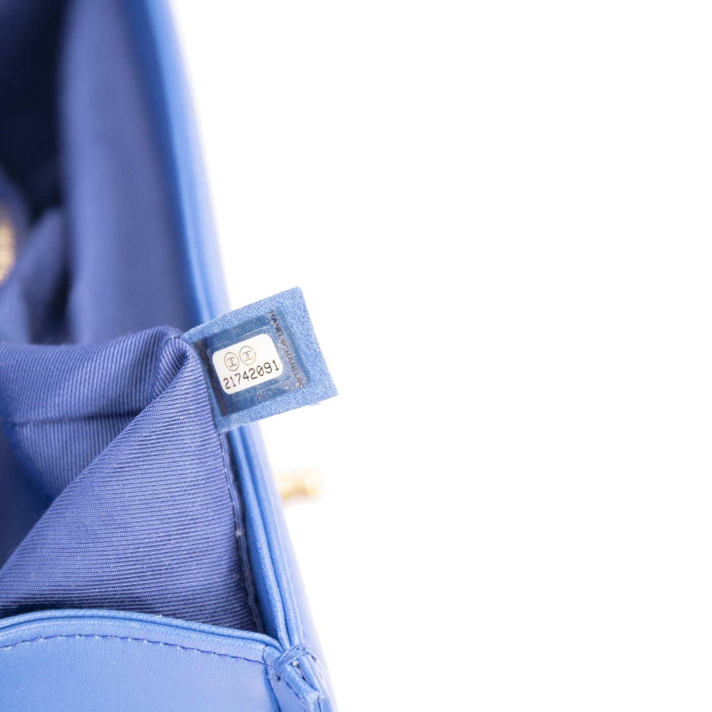 Chanel Blue Medium Boy Bag