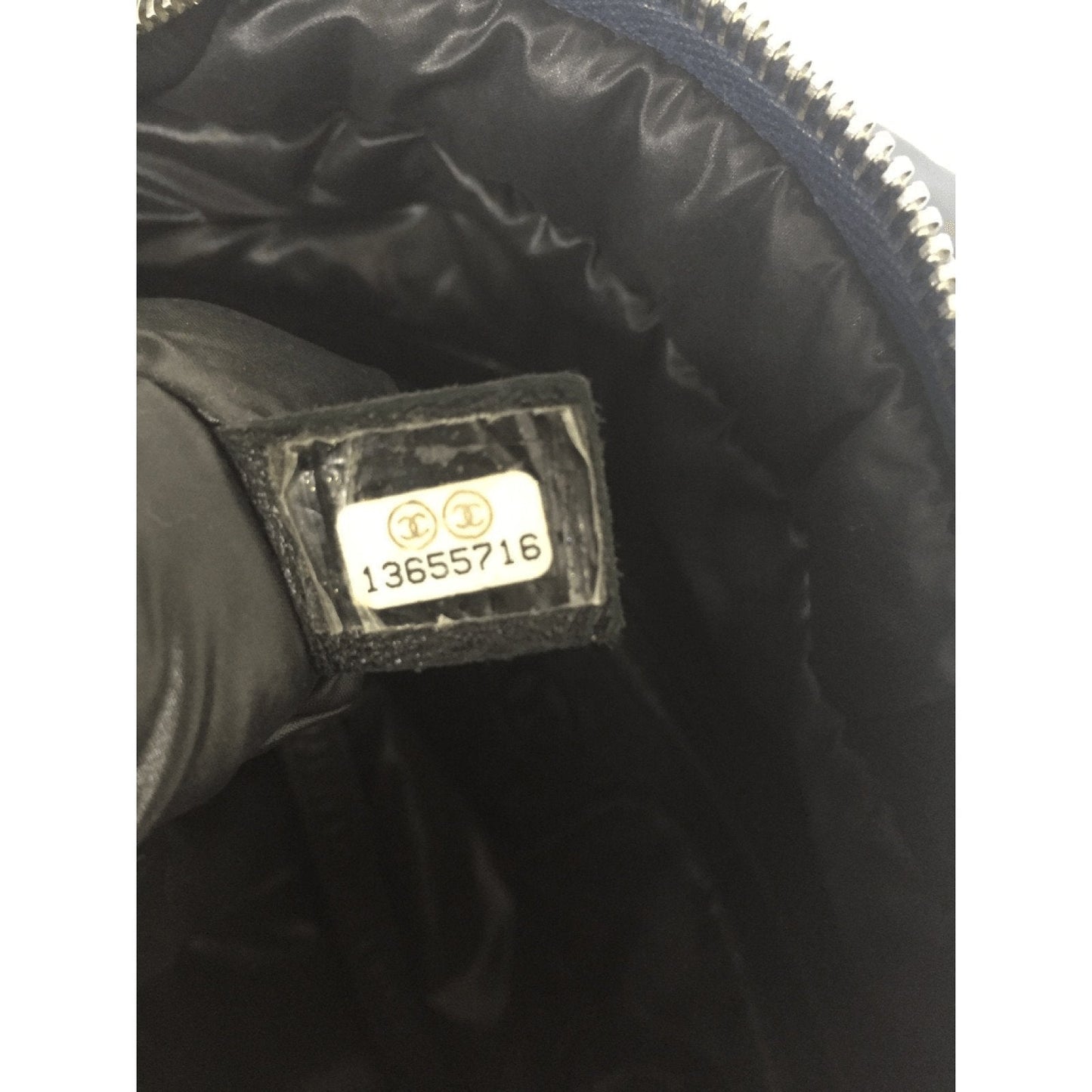 Chanel Blue Nylon Crossbody Purse