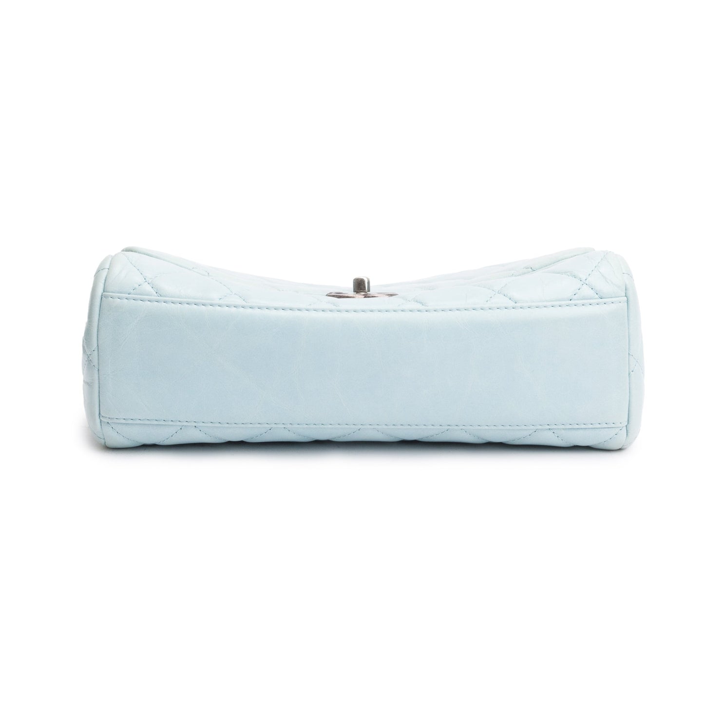 Chanel Blue Quilted Calfskin Leather Coco Soft Single Flap Bag