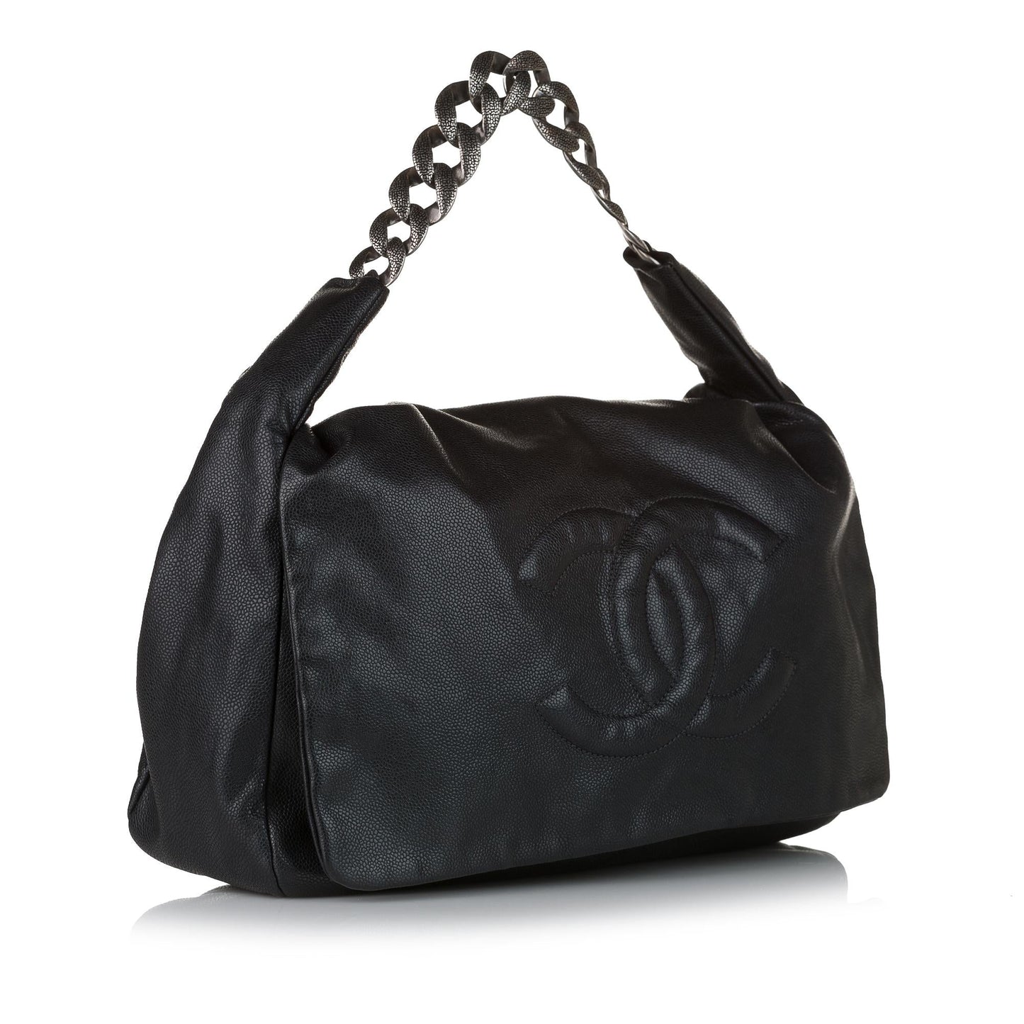 Chanel CC Caviar Leather Handbag (SHG-32089)