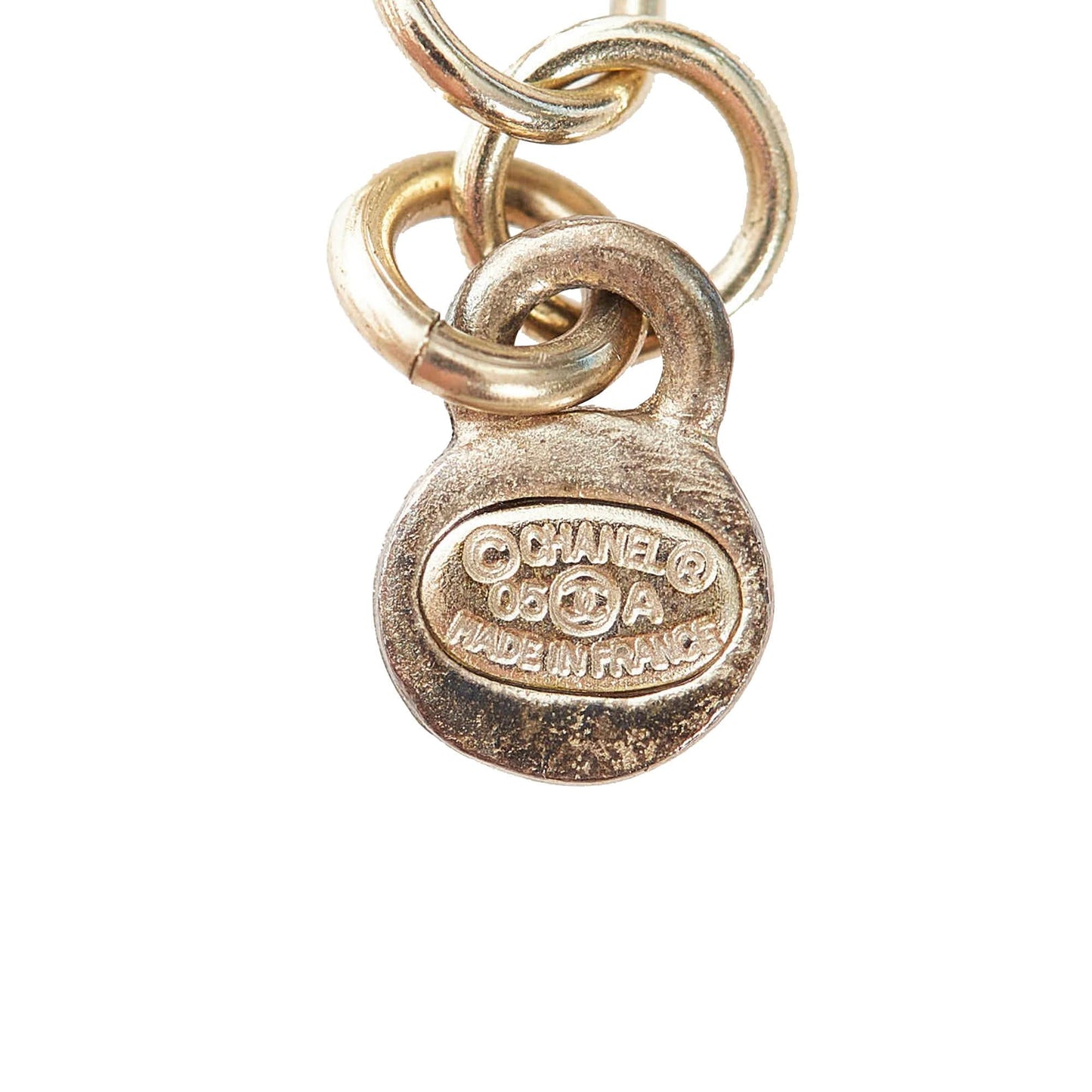 Chanel CC Faux Pearl Pendant Necklace (SHG-30618)