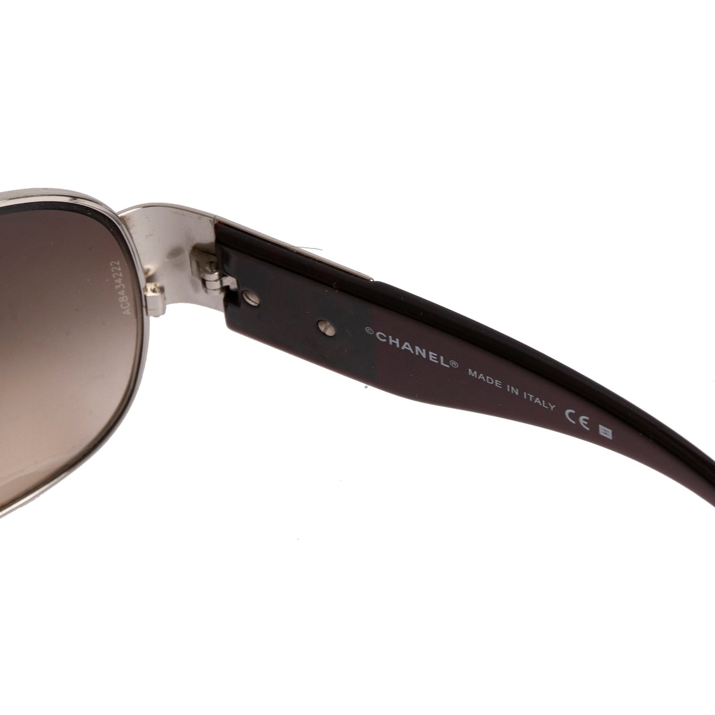 Chanel CC Logo Wrap Aviator Sunglasses