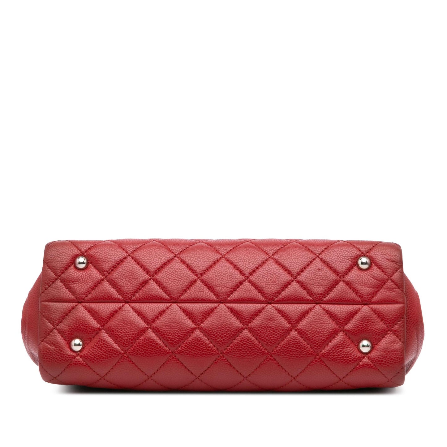 Chanel CC Quilted Caviar Frame Shopping Tote