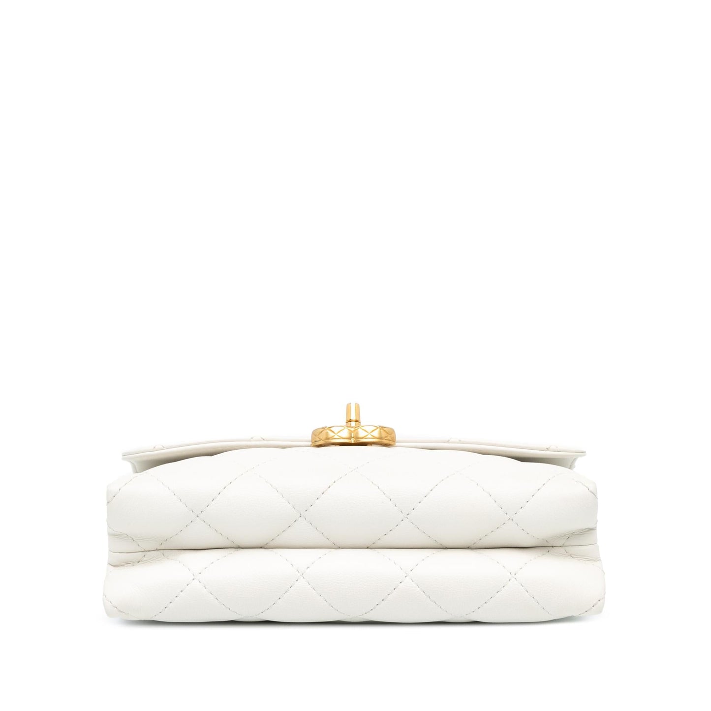 Chanel CC Quilted Lambskin Flap (SHG-8guI4k)