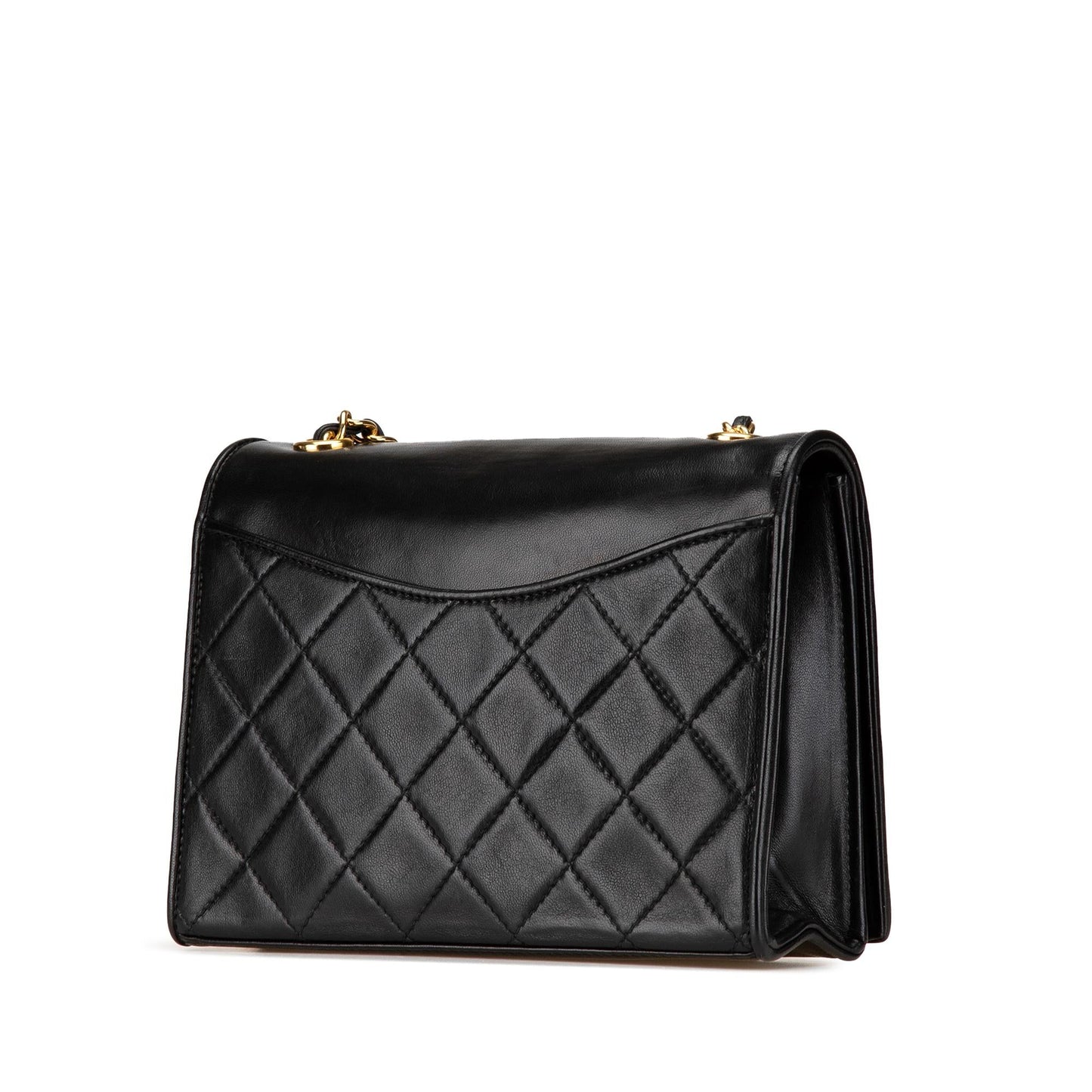 Chanel CC Quilted Lambskin Full Flap Crossbody