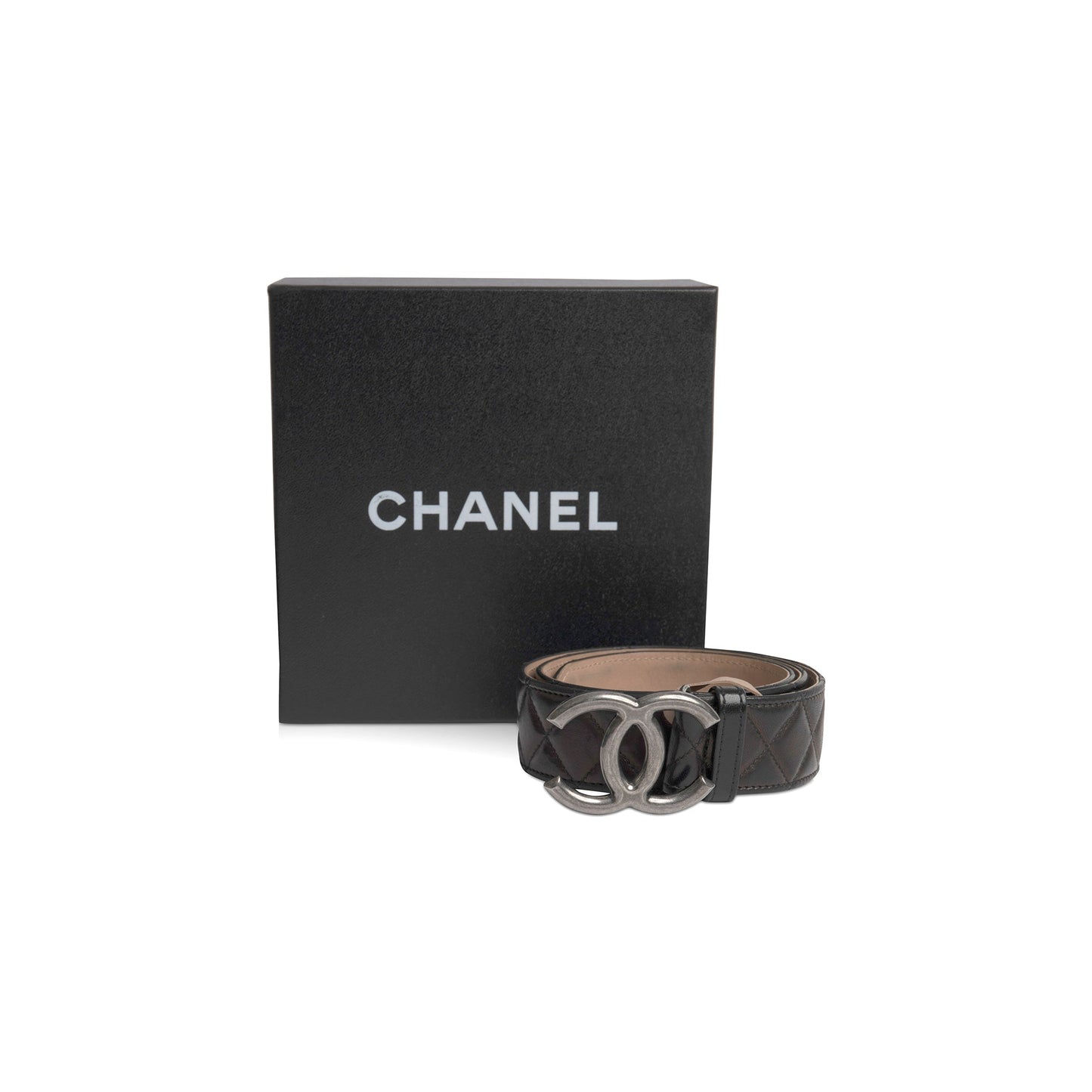 Chanel CC Quilted Leather Belt