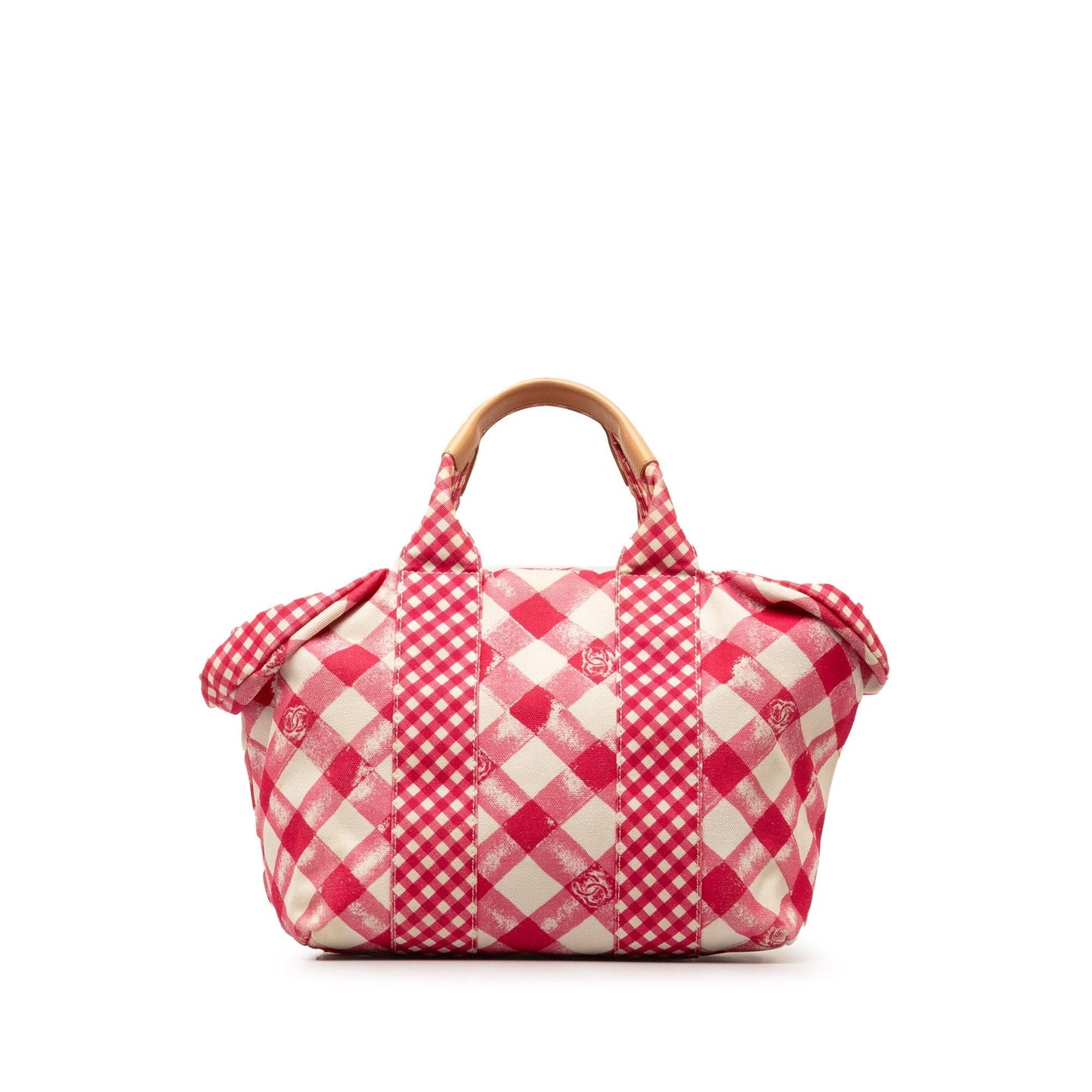 Chanel Canvas Gingham Tote (SHG-B0uBFu)
