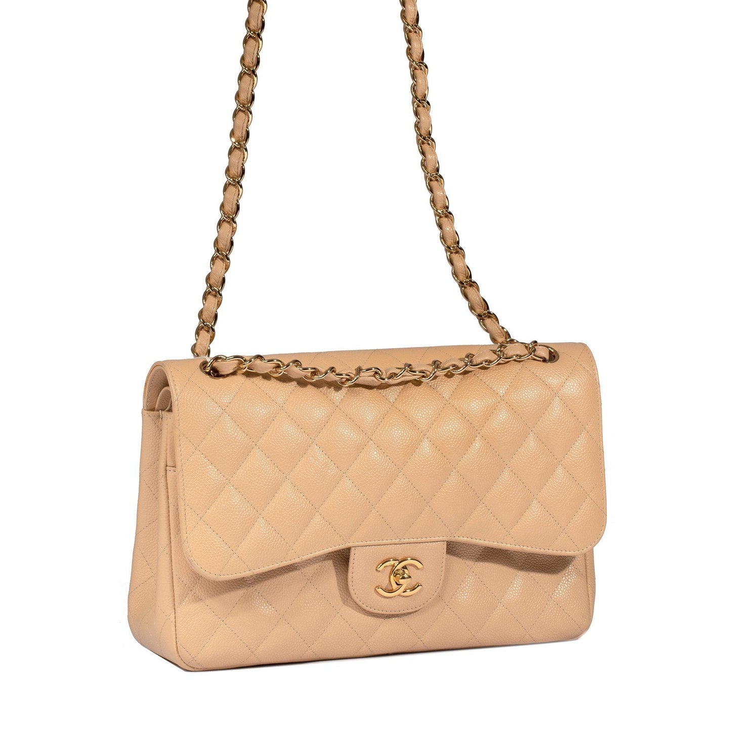 Chanel Caviar Classic Jumbo Double Flap Bag