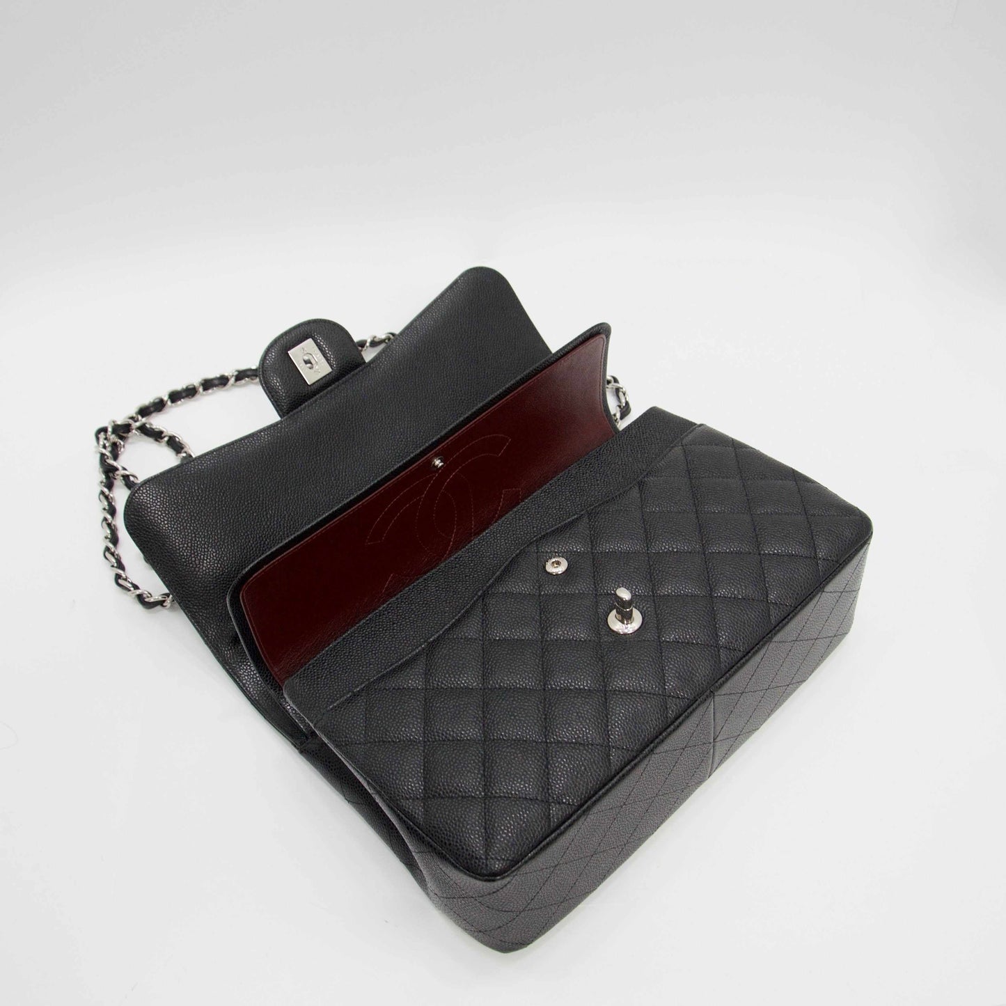 Chanel Caviar Classic Jumbo Double Flap Bag