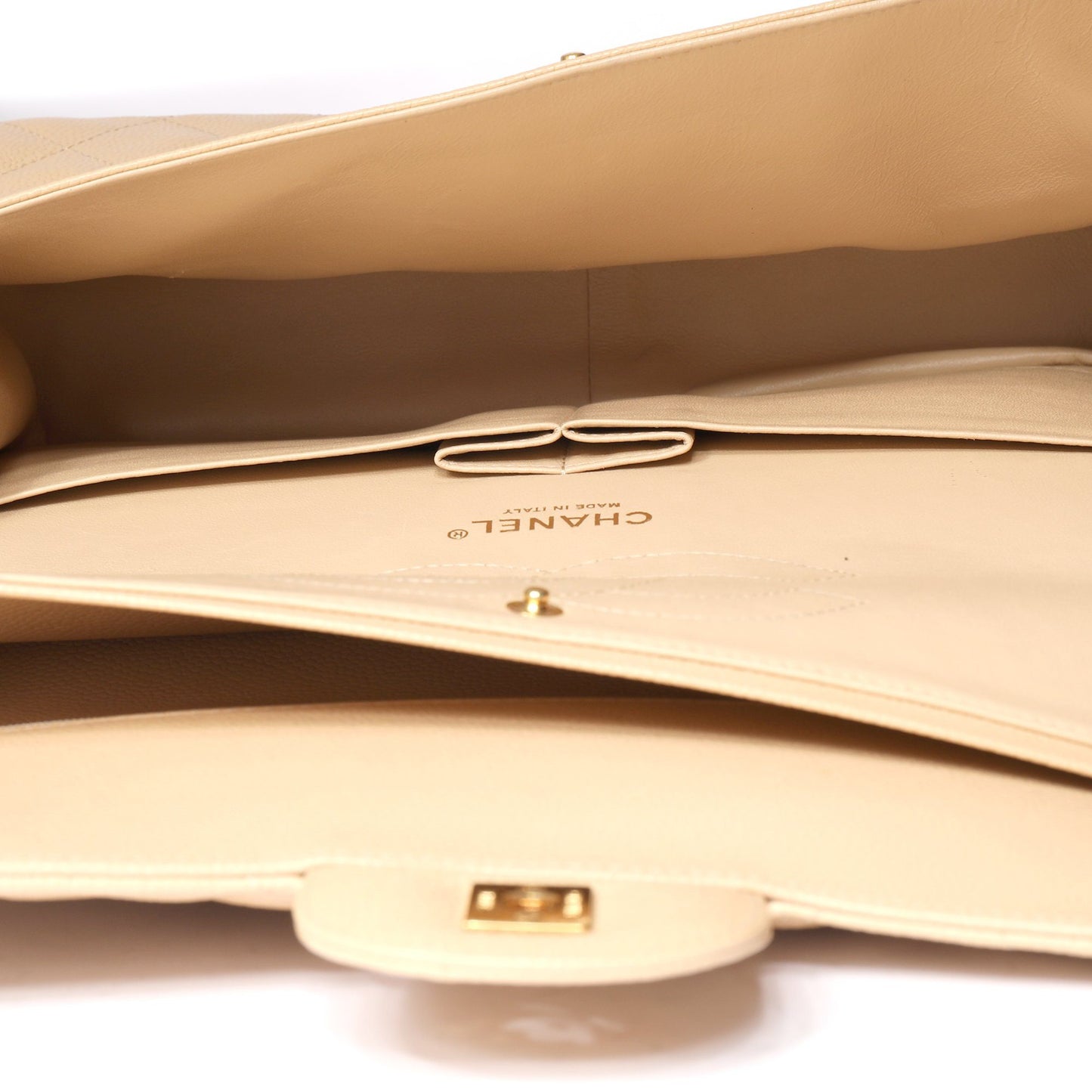 Chanel Caviar Classic Jumbo Double Flap Bag