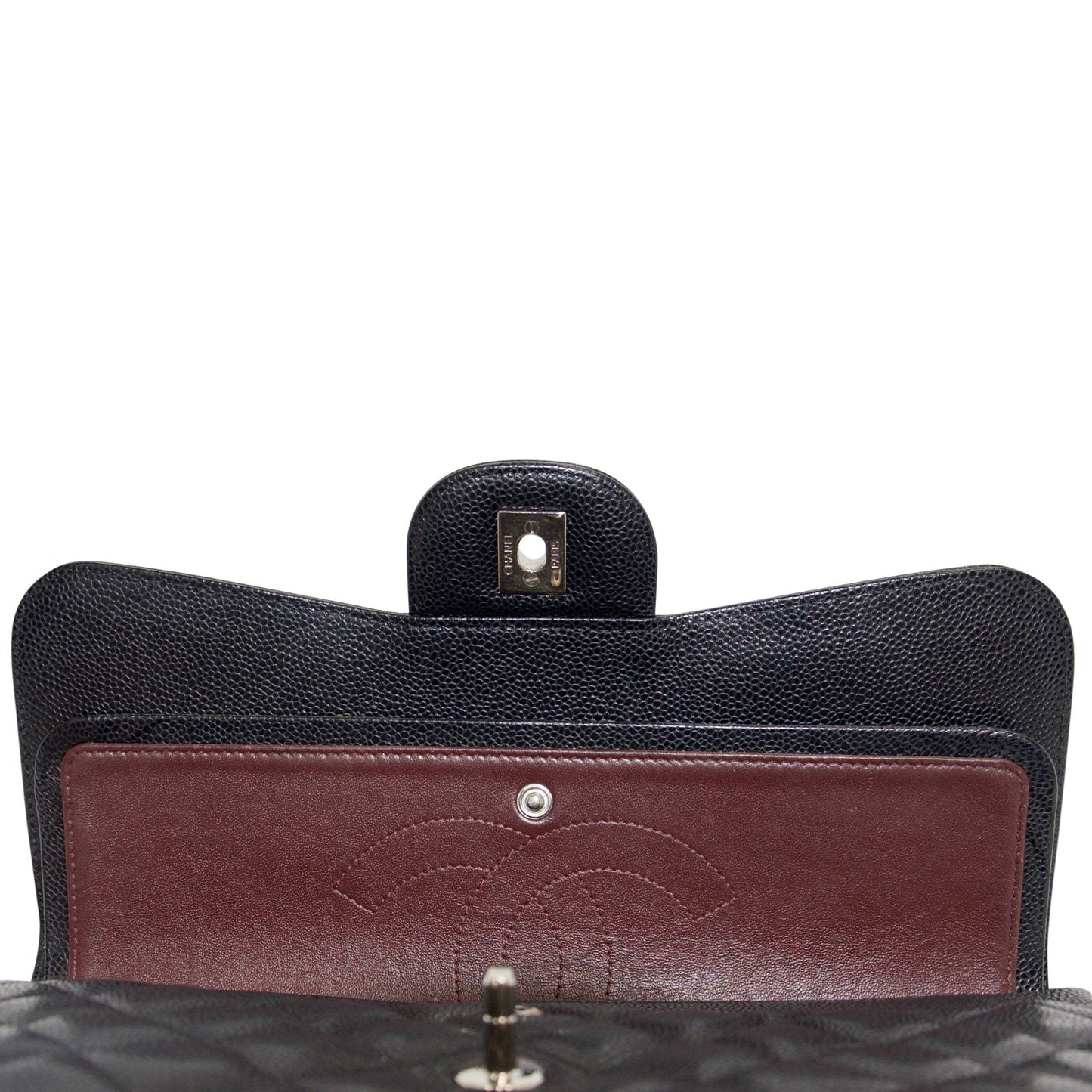 Chanel Caviar Classic Jumbo Double Flap Bag