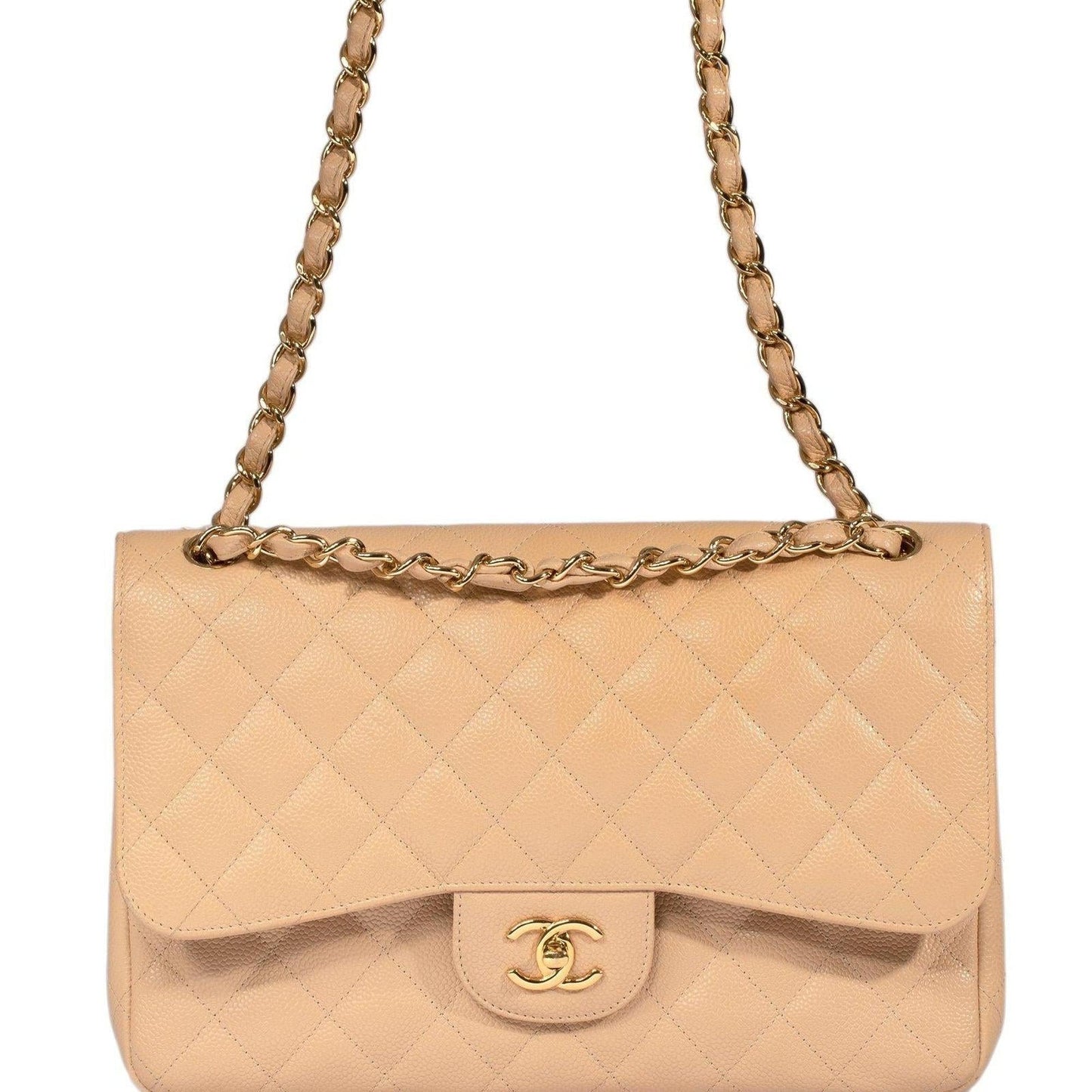 Chanel Caviar Classic Jumbo Double Flap Bag