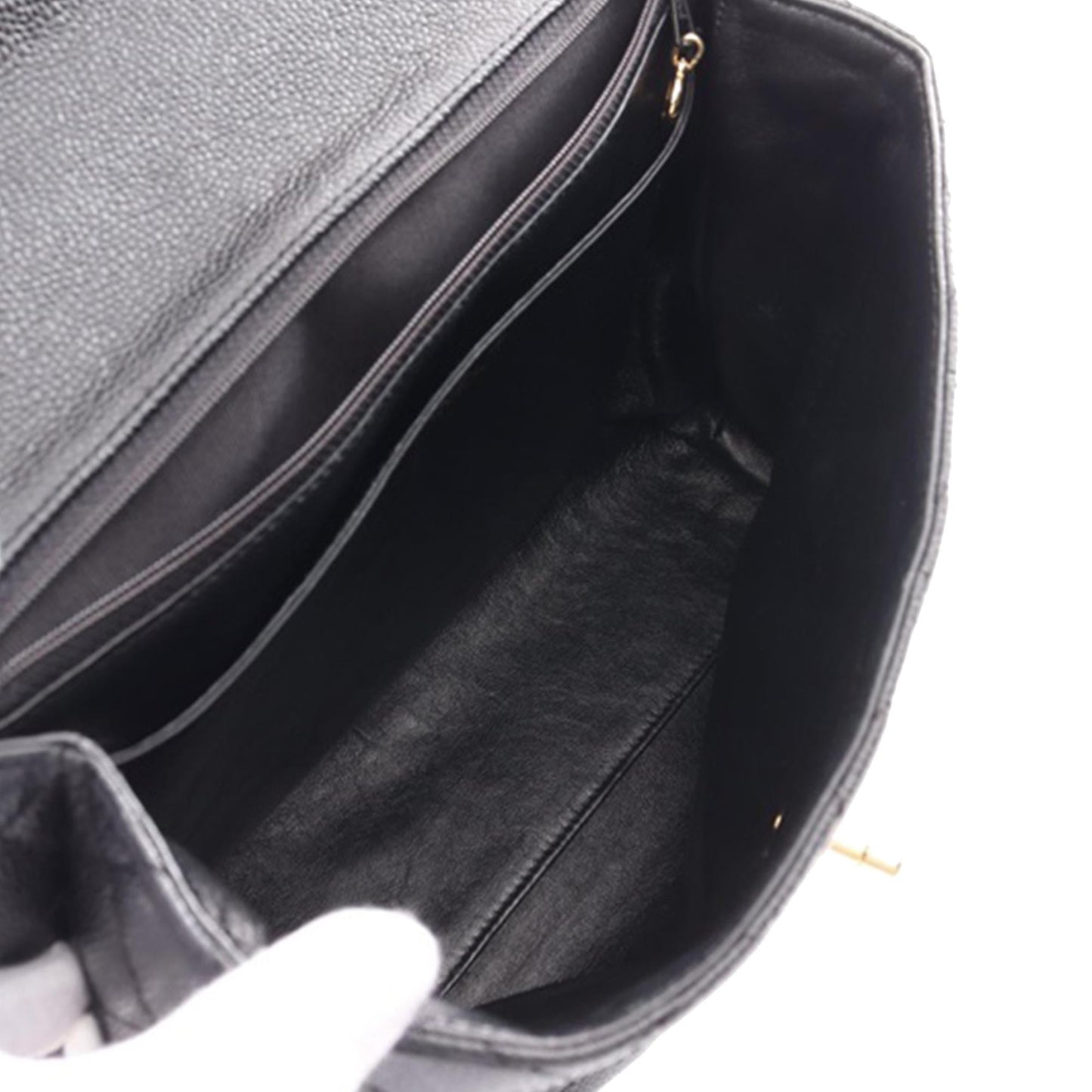 Chanel Caviar Kelly Top Handle (SHG-hzivnC)