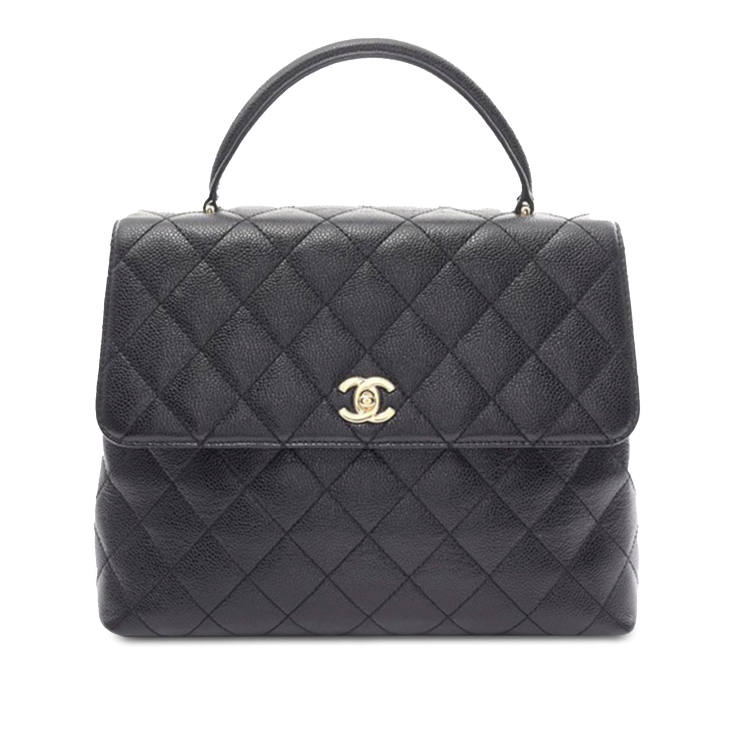 Chanel Caviar Kelly Top Handle (SHG-hzivnC)