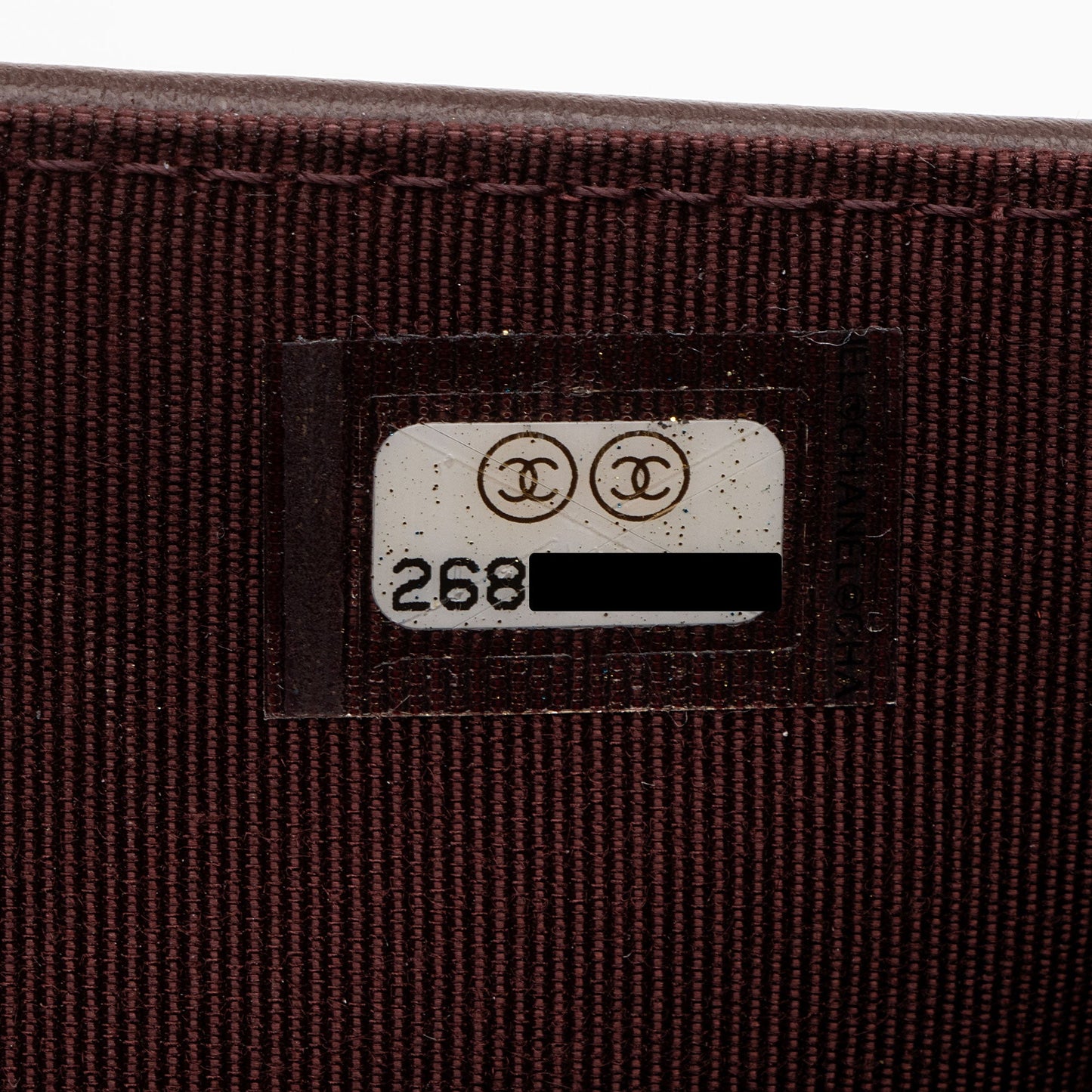 Chanel Caviar Leather CC Yen Wallet