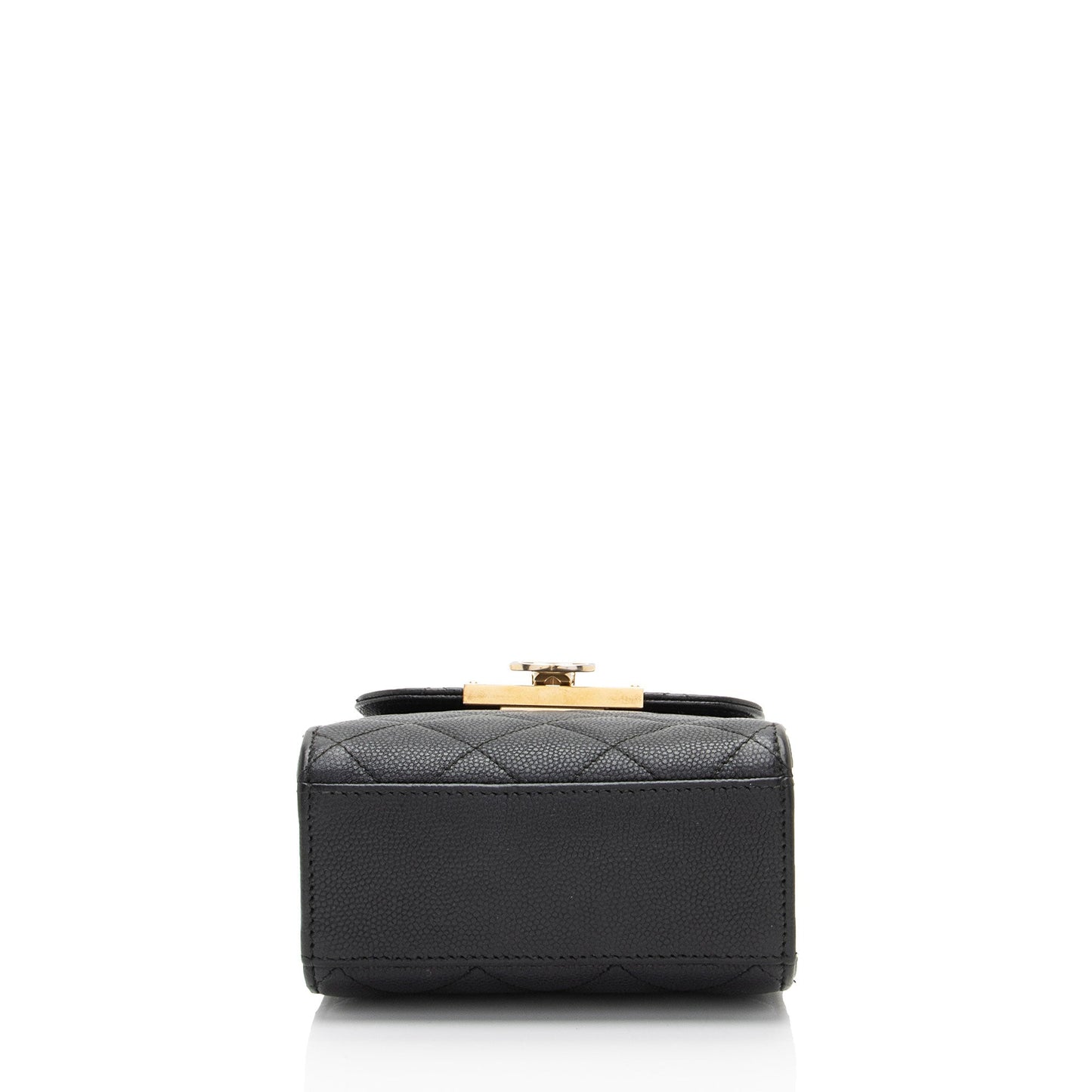 Chanel Caviar Leather Golden Class Phone Holder Crossbody (SHF-d2hiJL)