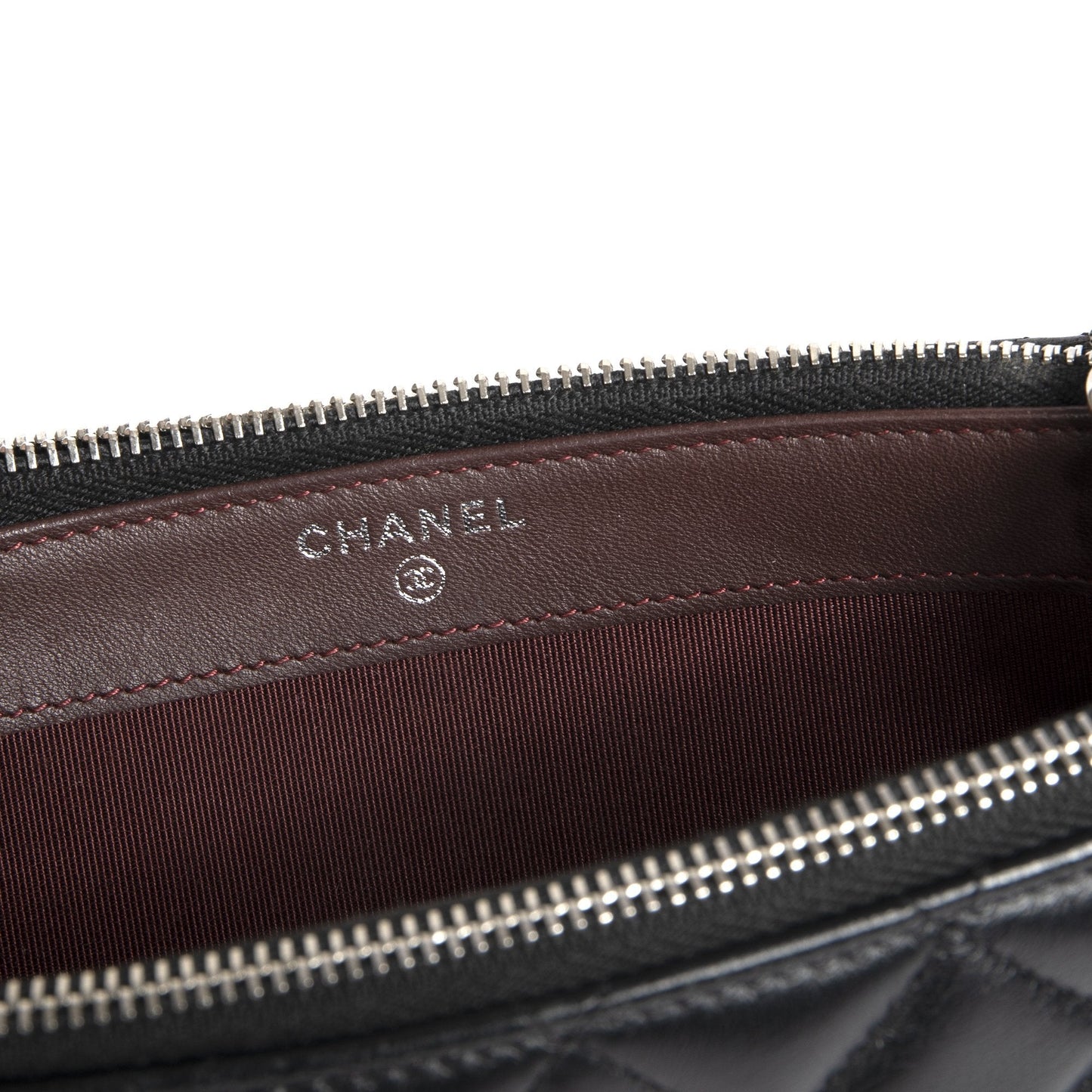Chanel Classic Double Zip Wallet on Chain