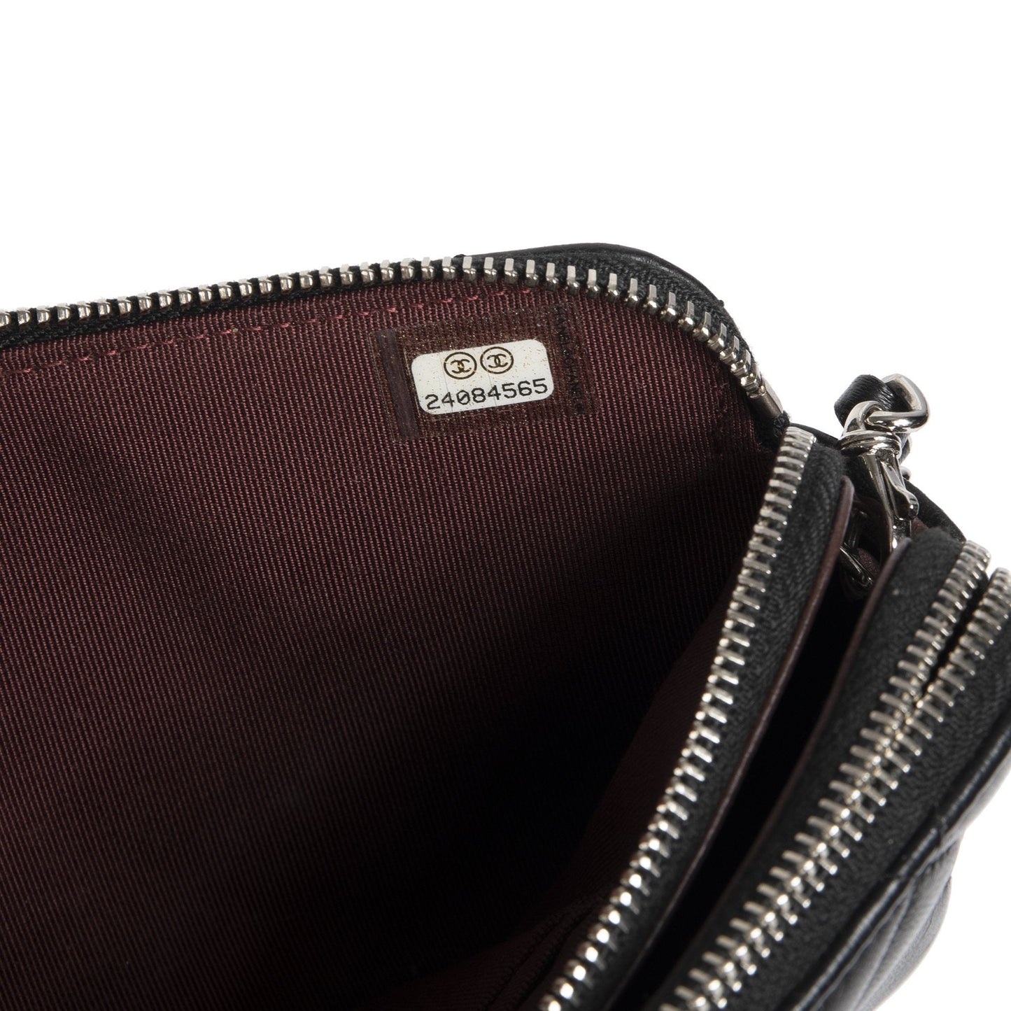 Chanel Classic Double Zip Wallet on Chain