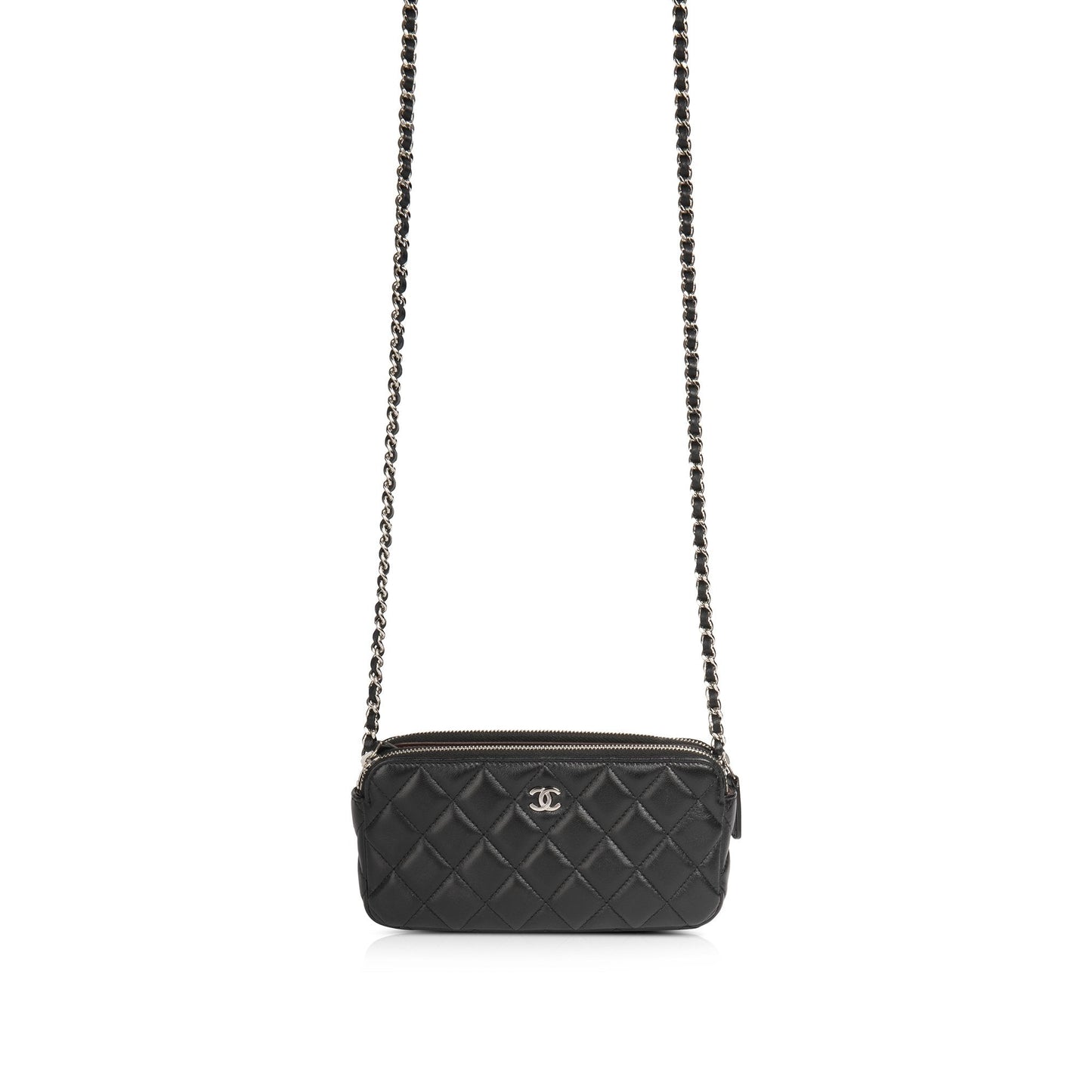 Chanel Classic Double Zip Wallet on Chain