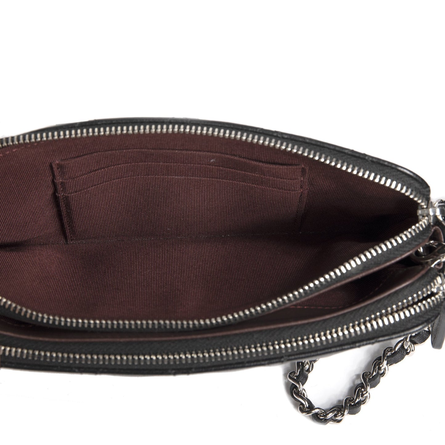 Chanel Classic Double Zip Wallet on Chain
