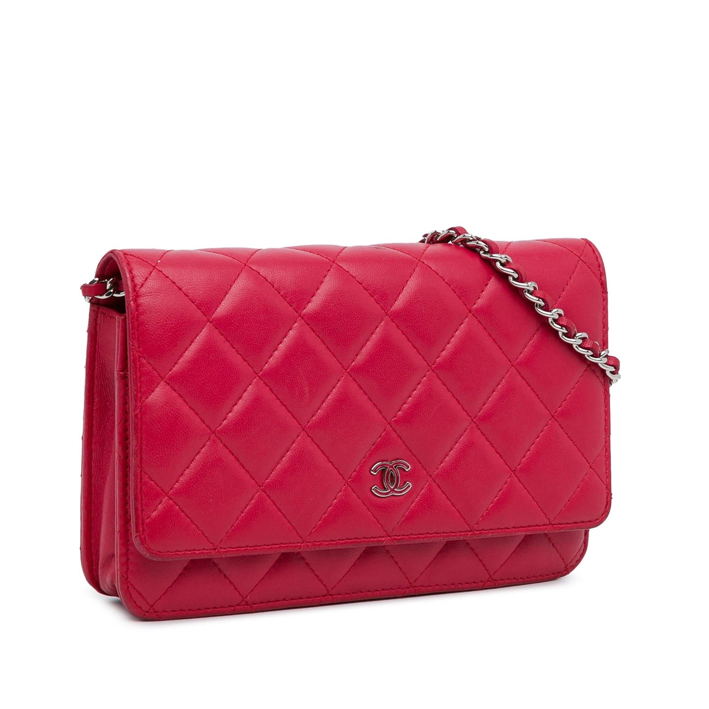 Chanel Classic Lambskin Wallet on Chain (SHG-4PdSJI)