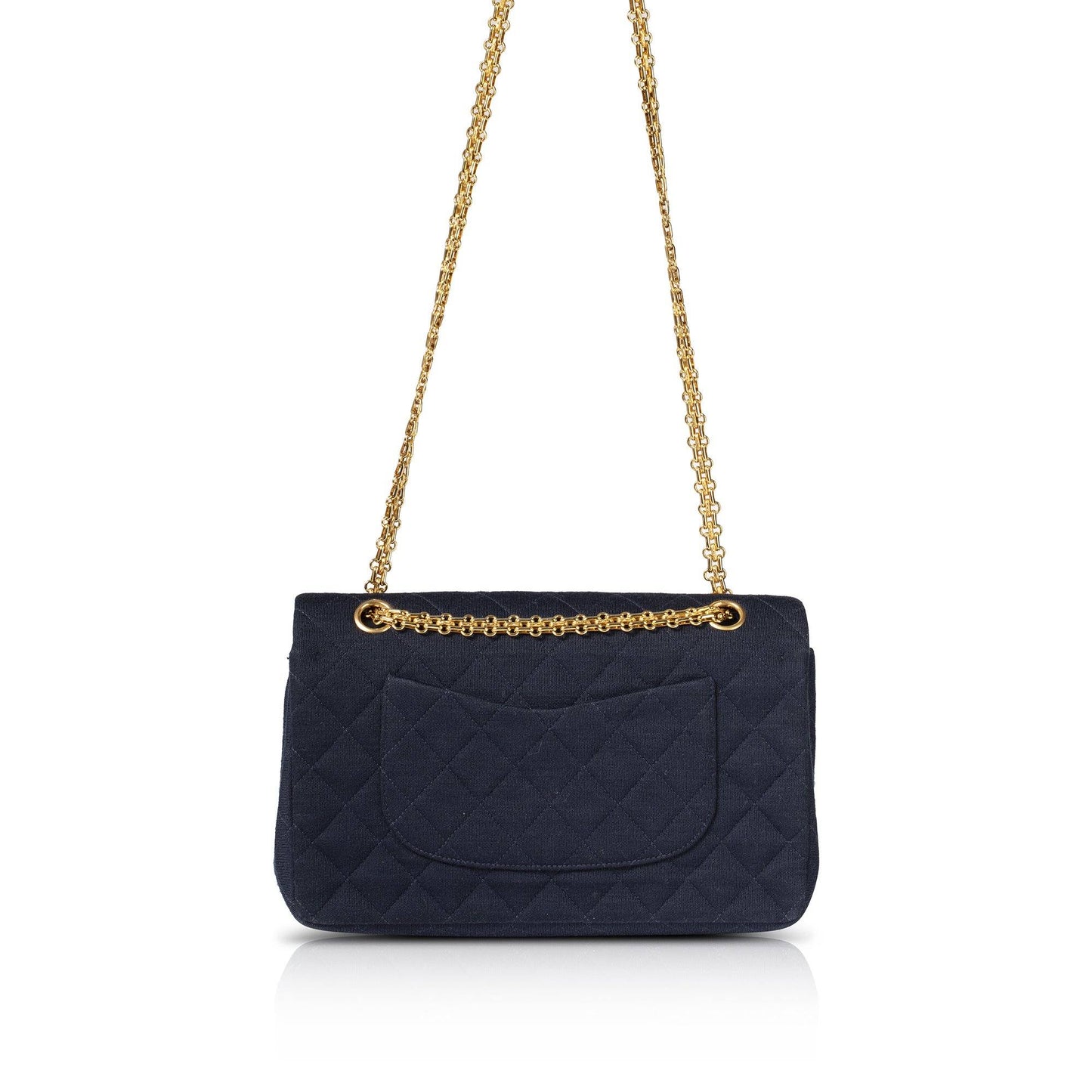 Chanel Classic Medium Jersey Double Flap Bag
