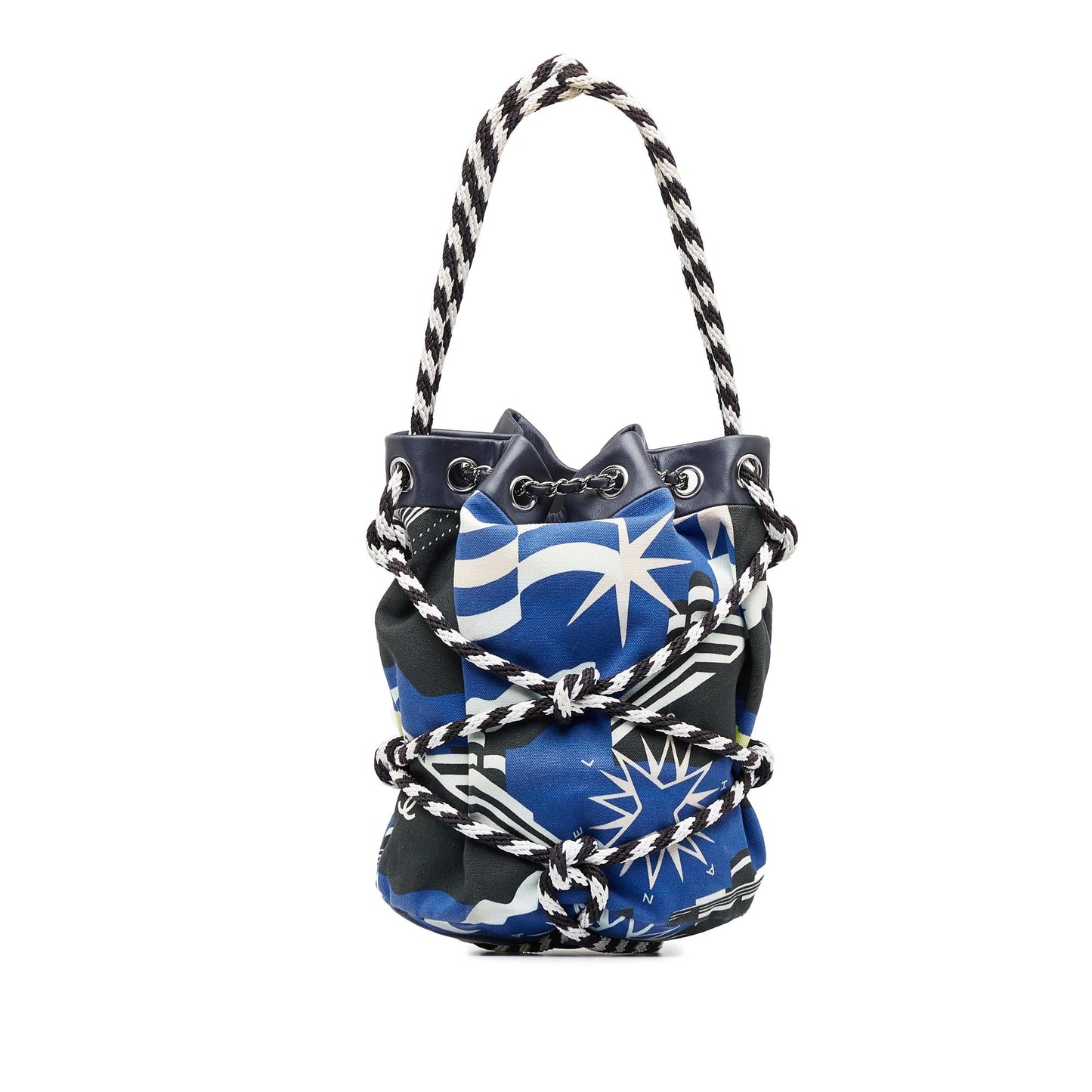 Chanel Cotton Drawstring Bag (SHG-vFjXXl)