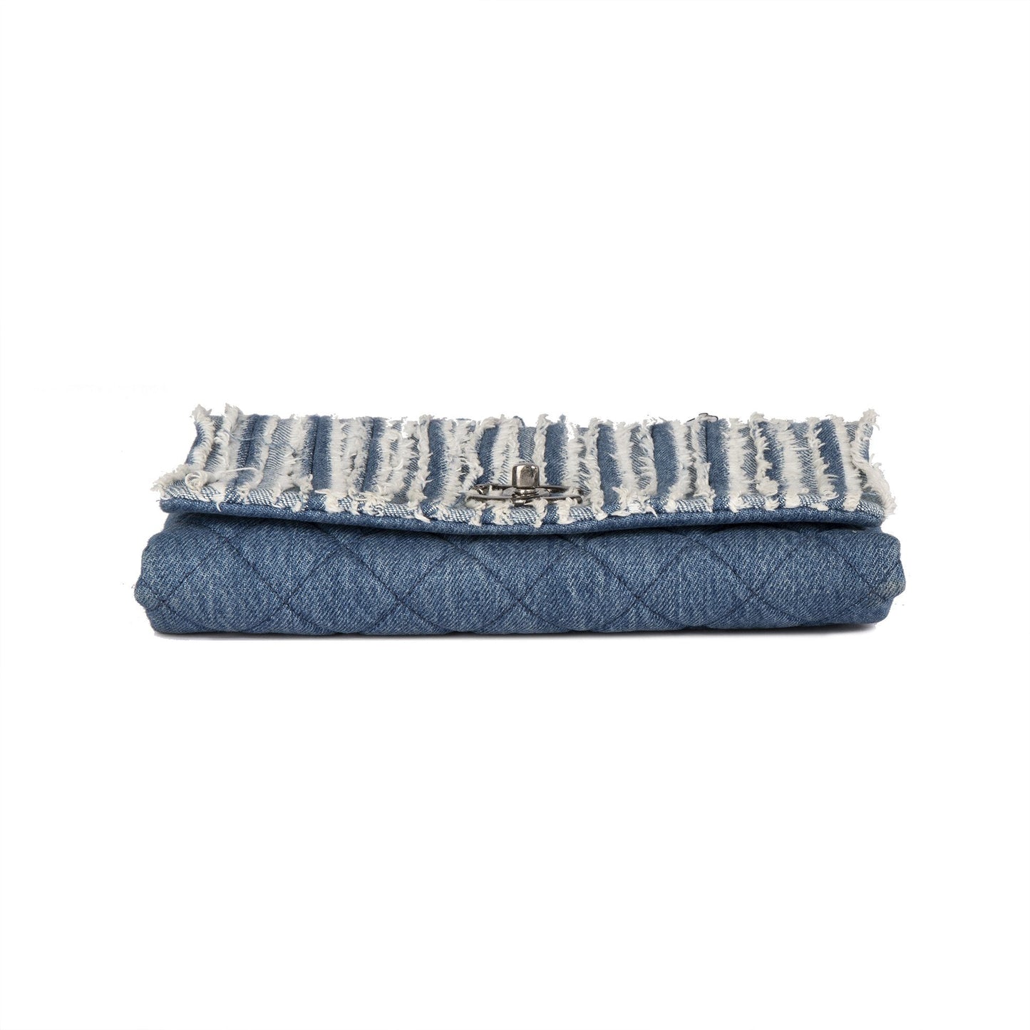 Chanel Denim Fringe Medium Flap Bag
