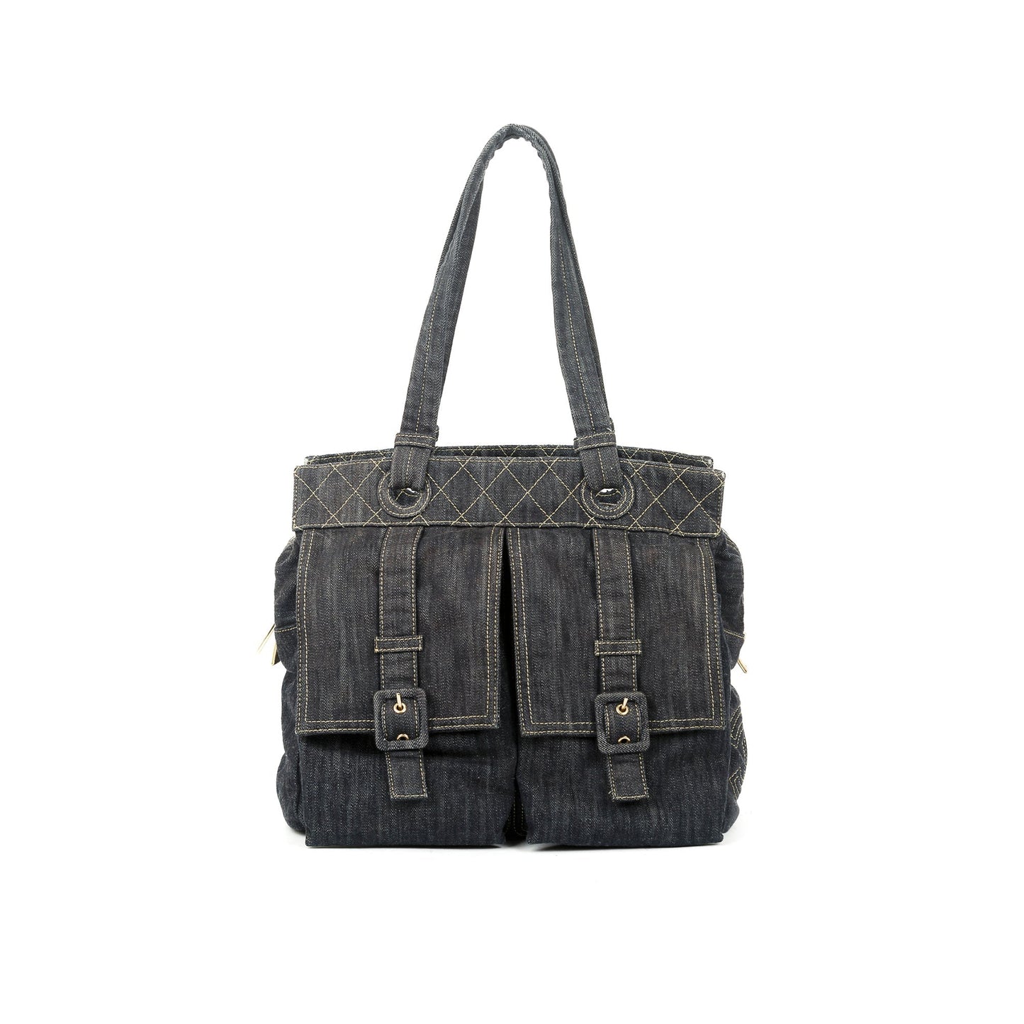Chanel Denim Front Pocket Tote